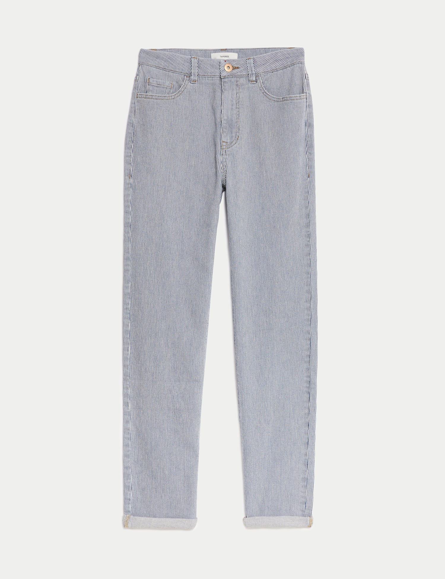 Girlfriend High Waisted Tapered Jeans