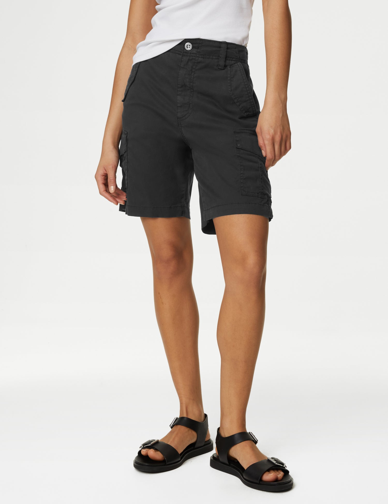 Lyocell™ Rich Cargo Tea Dyed Shorts