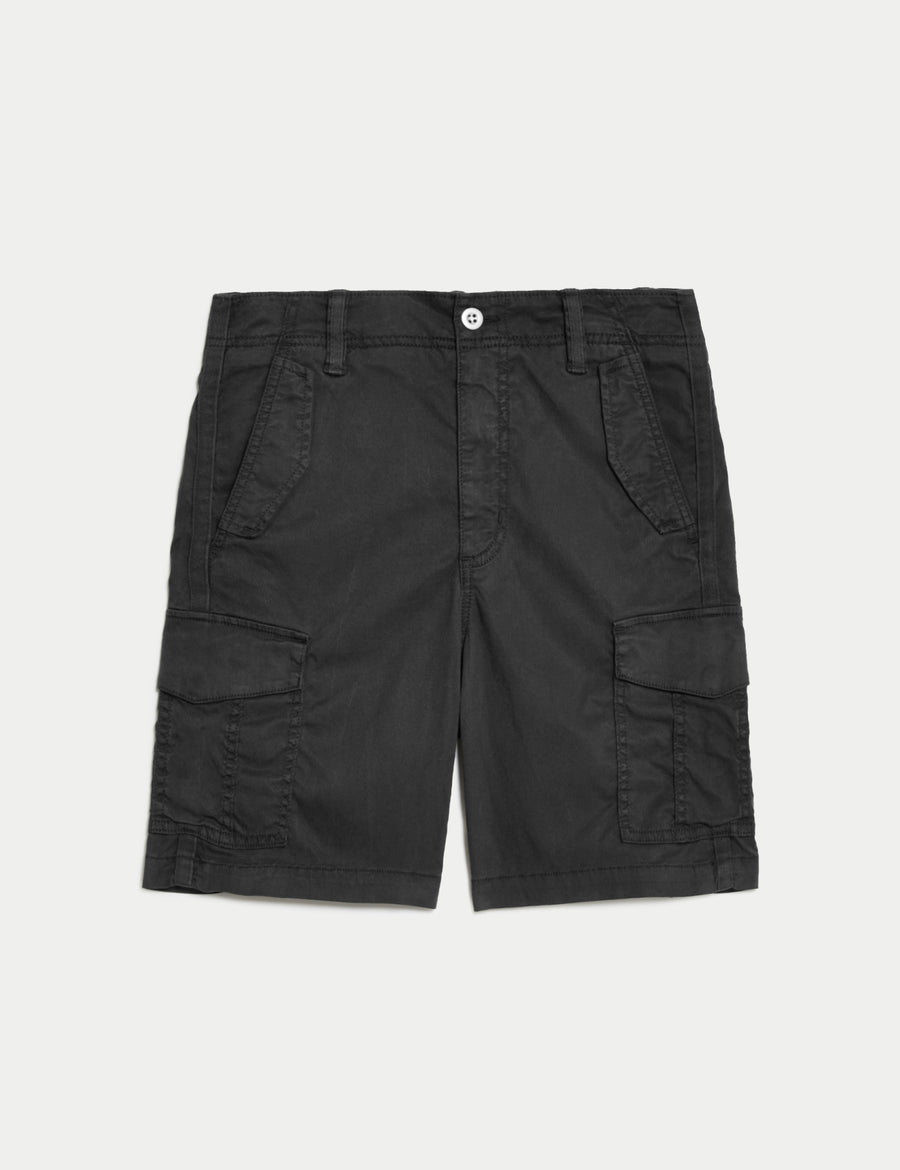 Lyocell™ Rich Cargo Tea Dyed Shorts