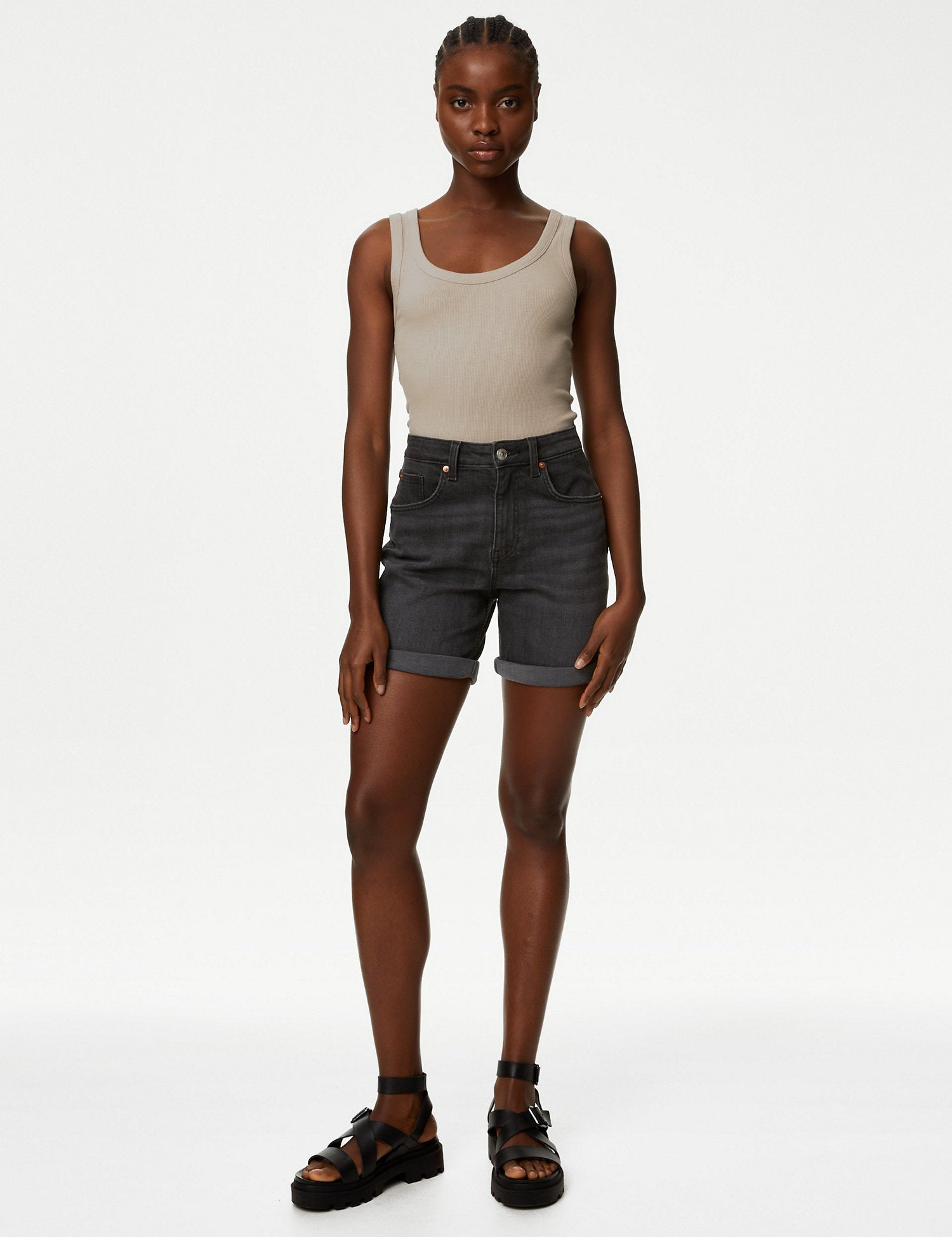 Denim Boyfriend Shorts