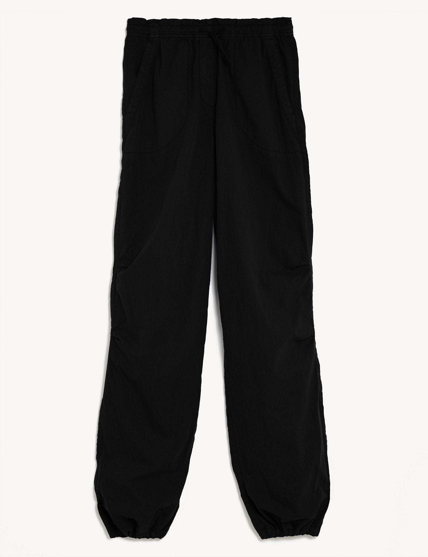 Pure Cotton Cuffed Parachute Trousers
