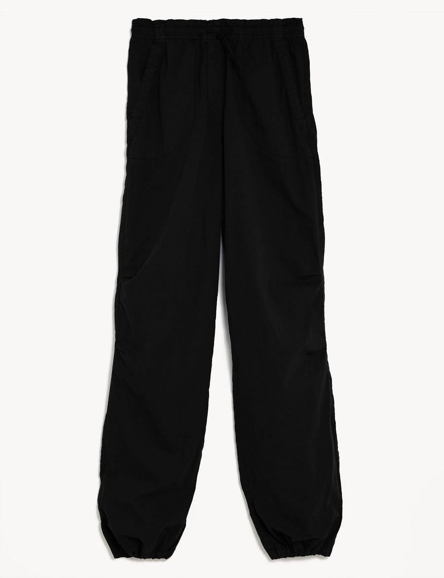 Pure Cotton Cuffed Parachute Trousers