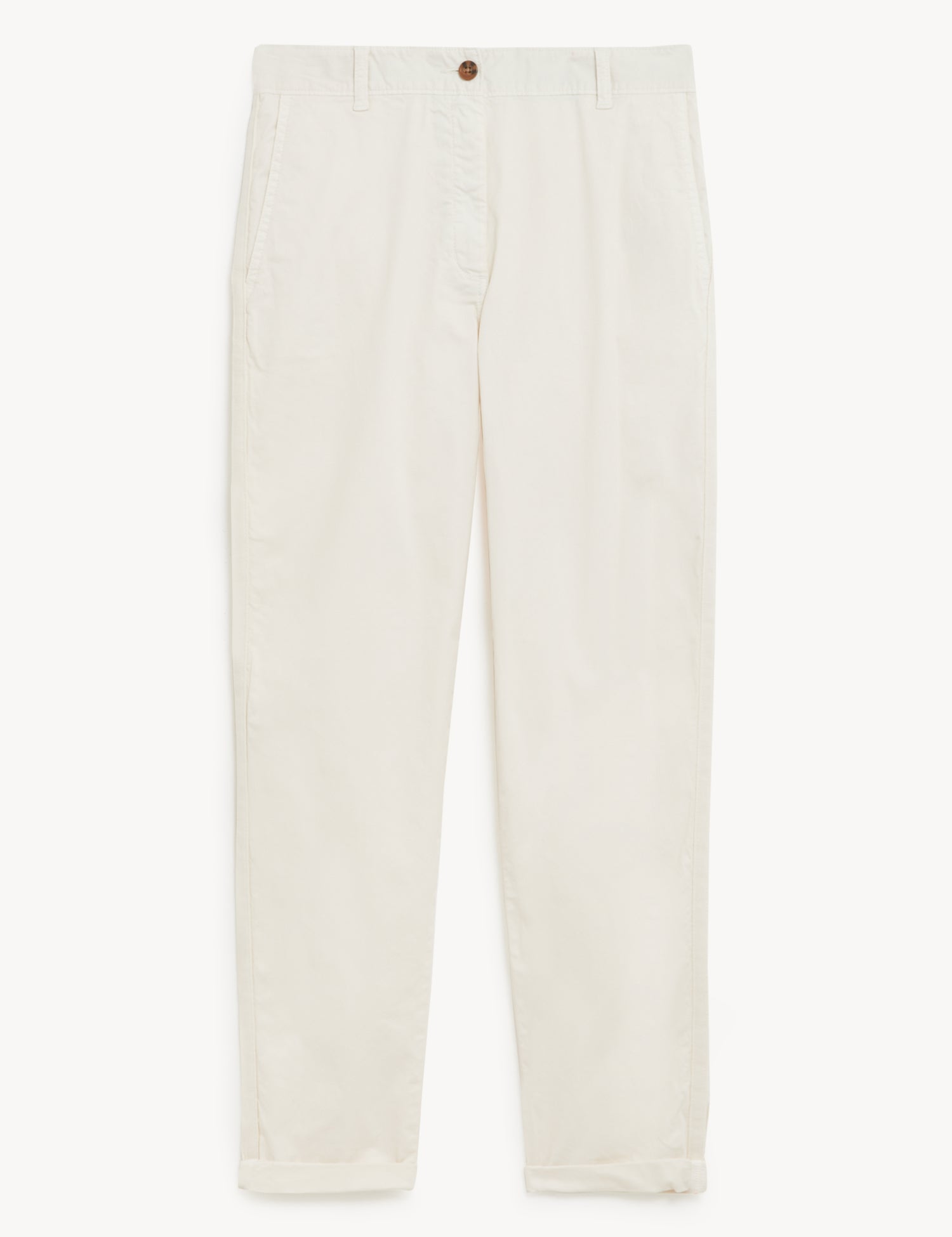 Cotton Rich Tea Dyed Slim Fit Chinos