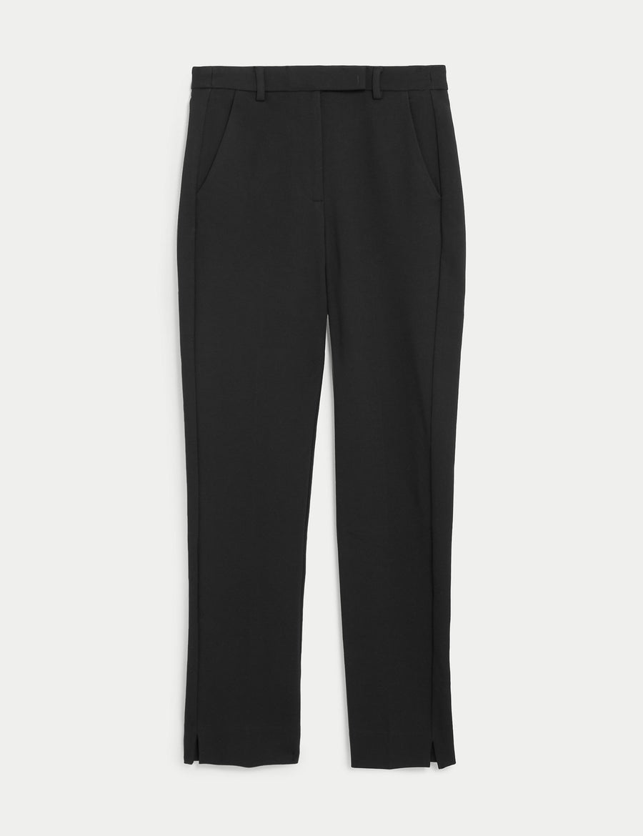 Jersey Slim Fit Ankle Grazer Trousers