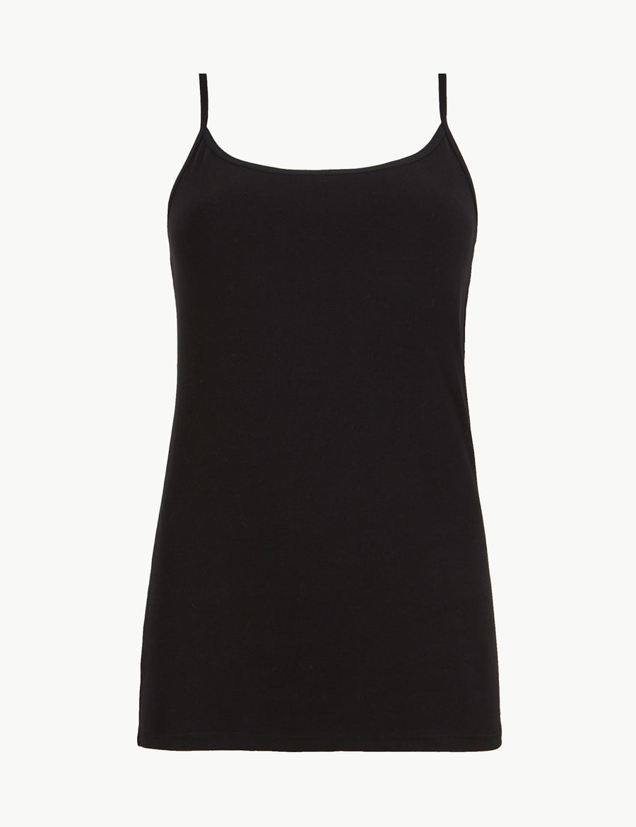 Cotton Rich Strappy Vest