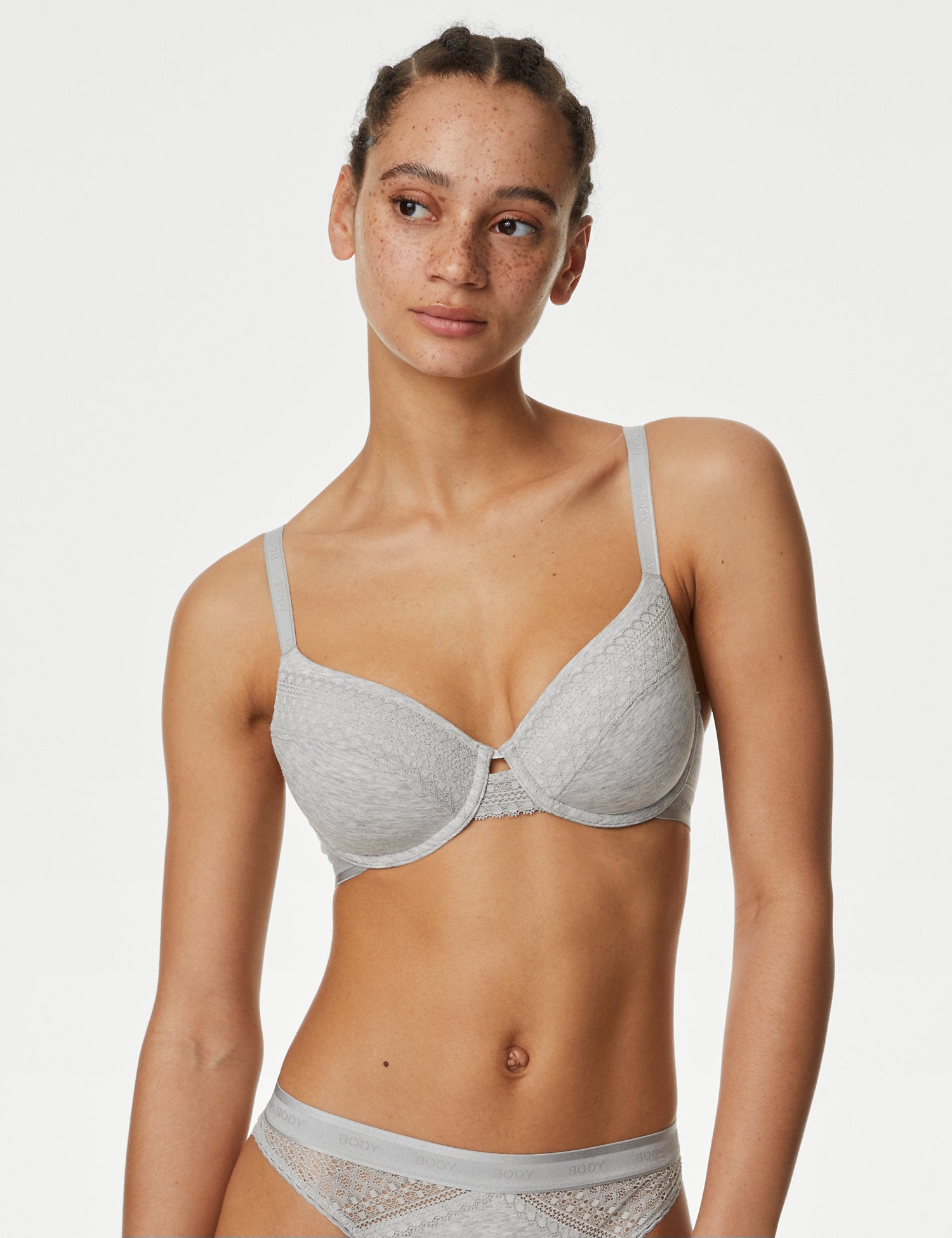 Cotton with Cool Comfort Wired T-Shirt Bra