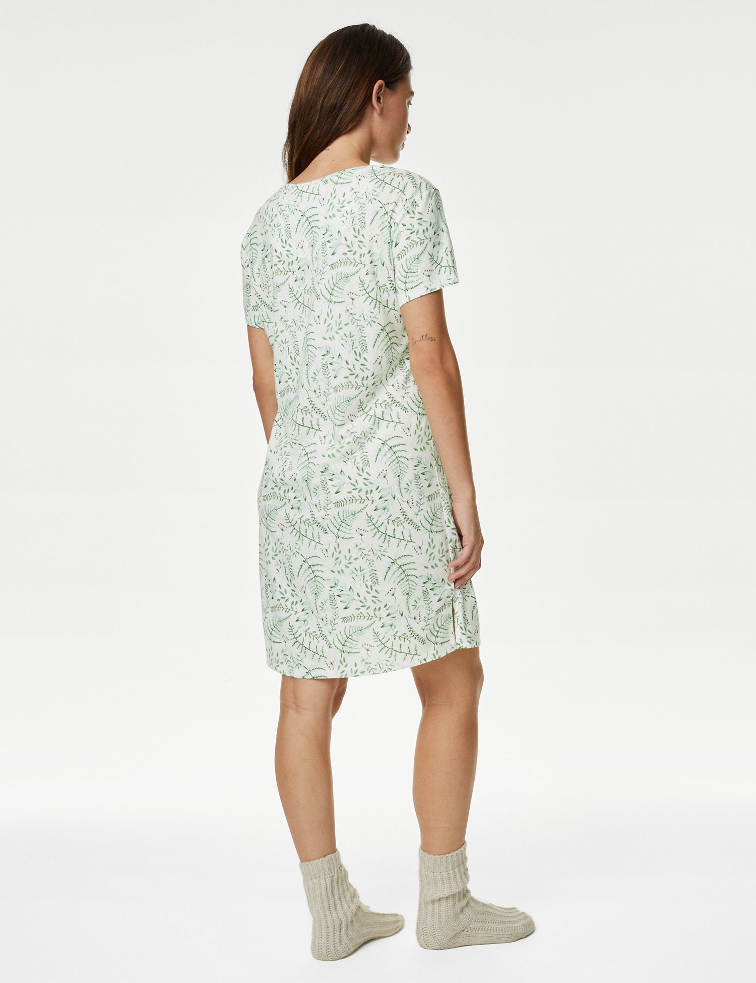 Cool Comfort Cotton Modal Printed Nightdress