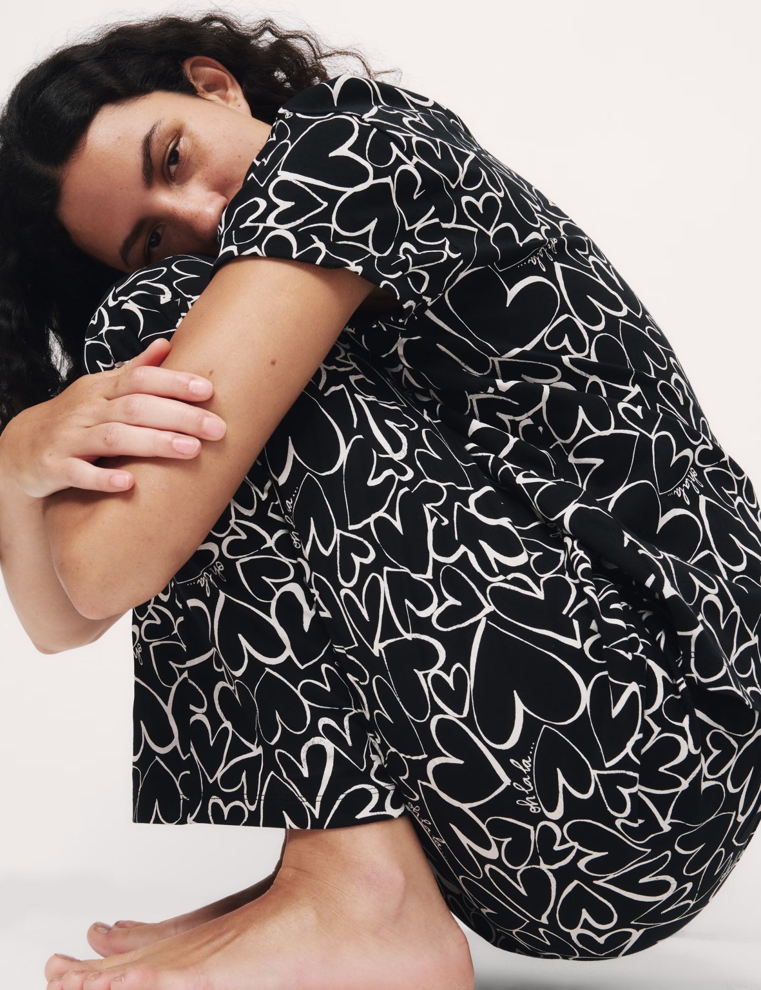 Cotton Rich Printed Pyjama Set