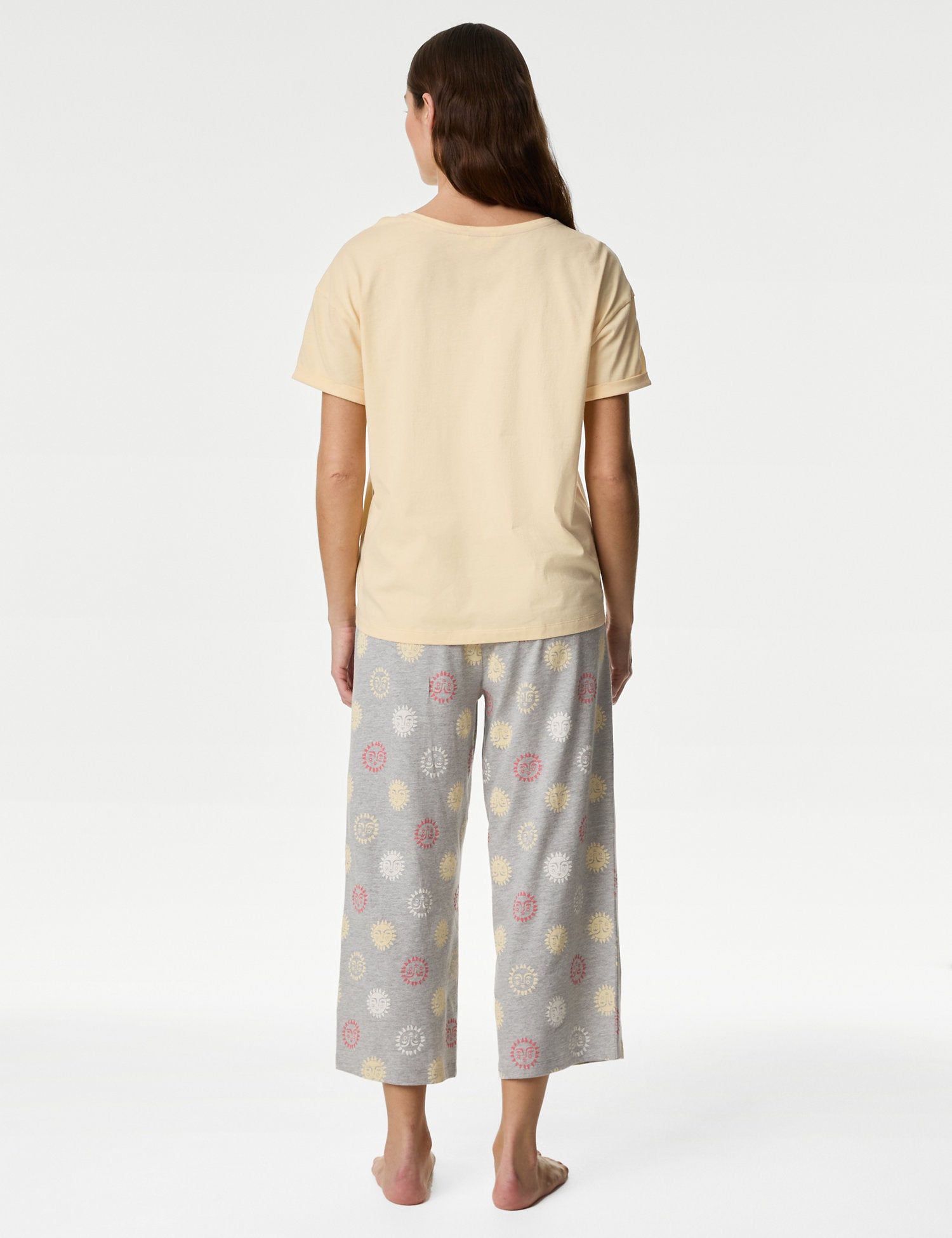 Pure Cotton Palm Print Pyjama Set