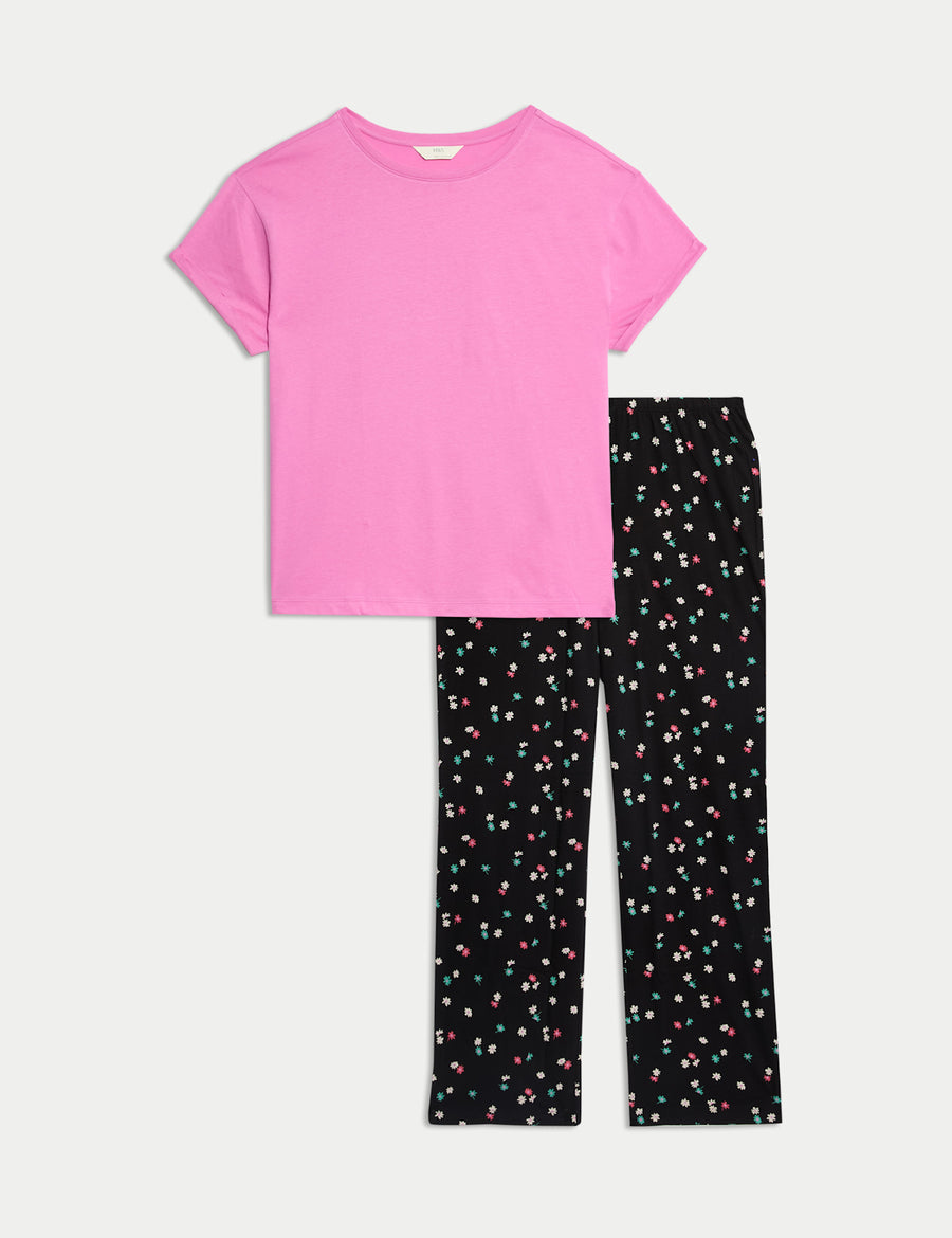 Pure Cotton Printed Pyjama Set