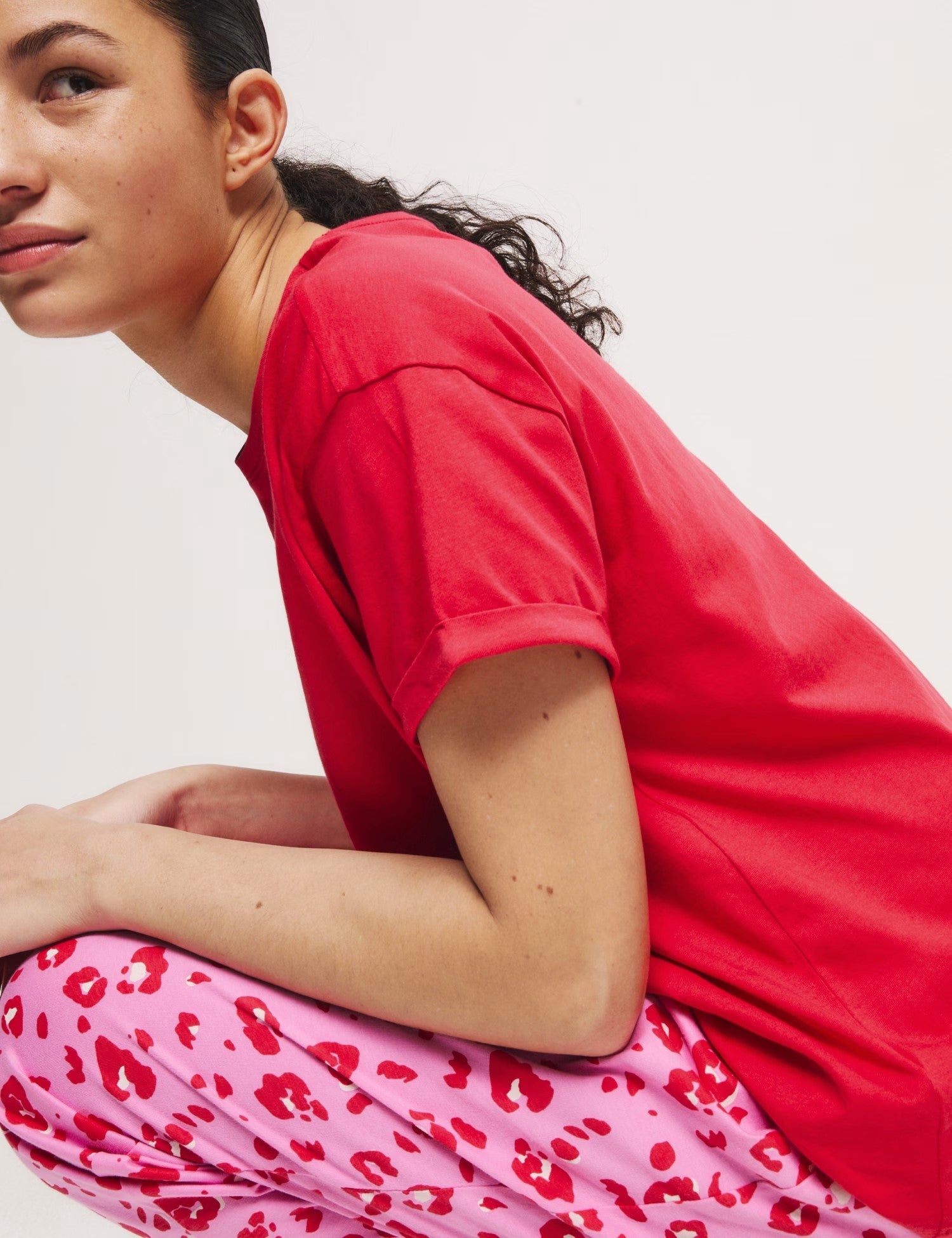 Cotton Rich Printed Pyjama Set