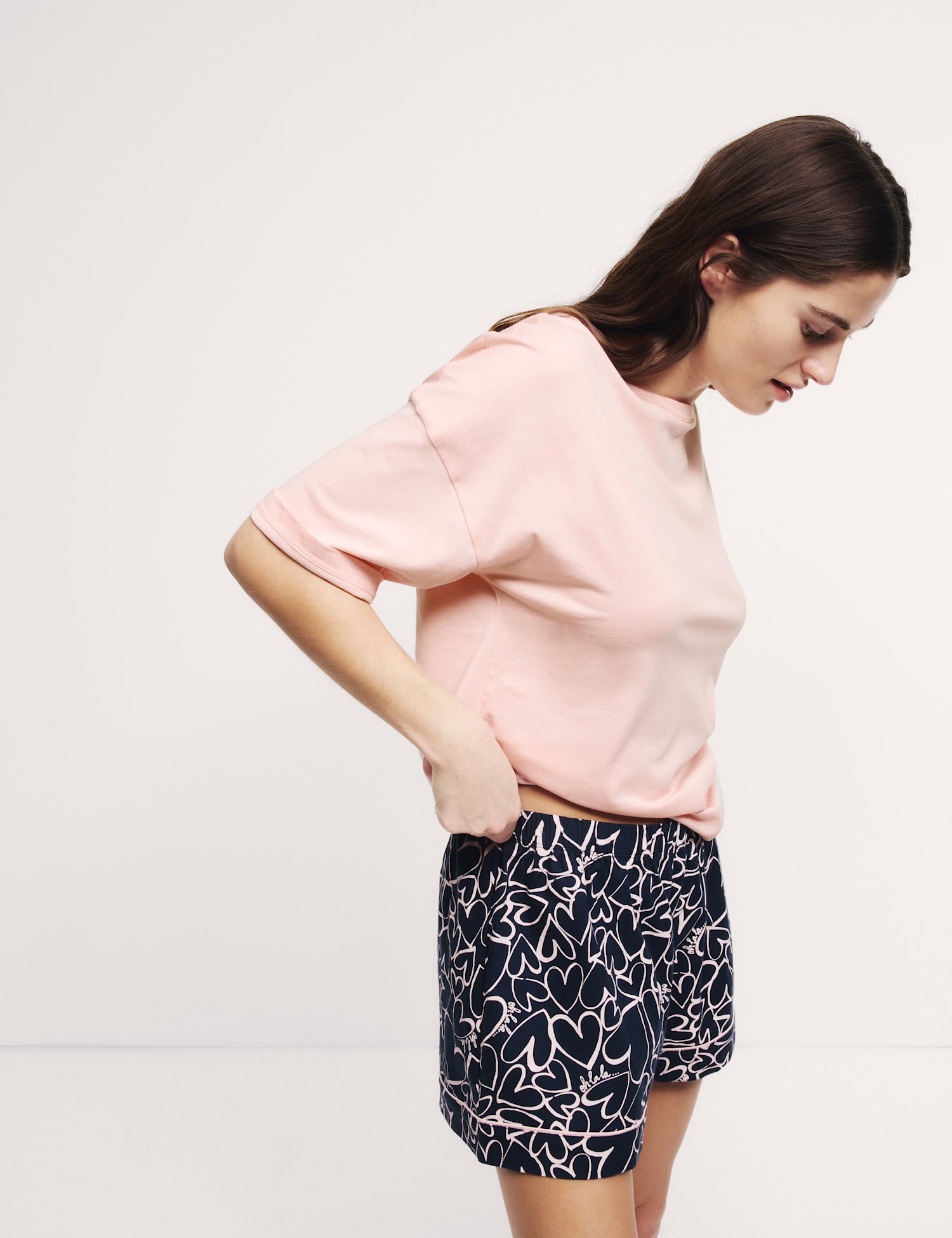 Pure Cotton Printed Shortie Set