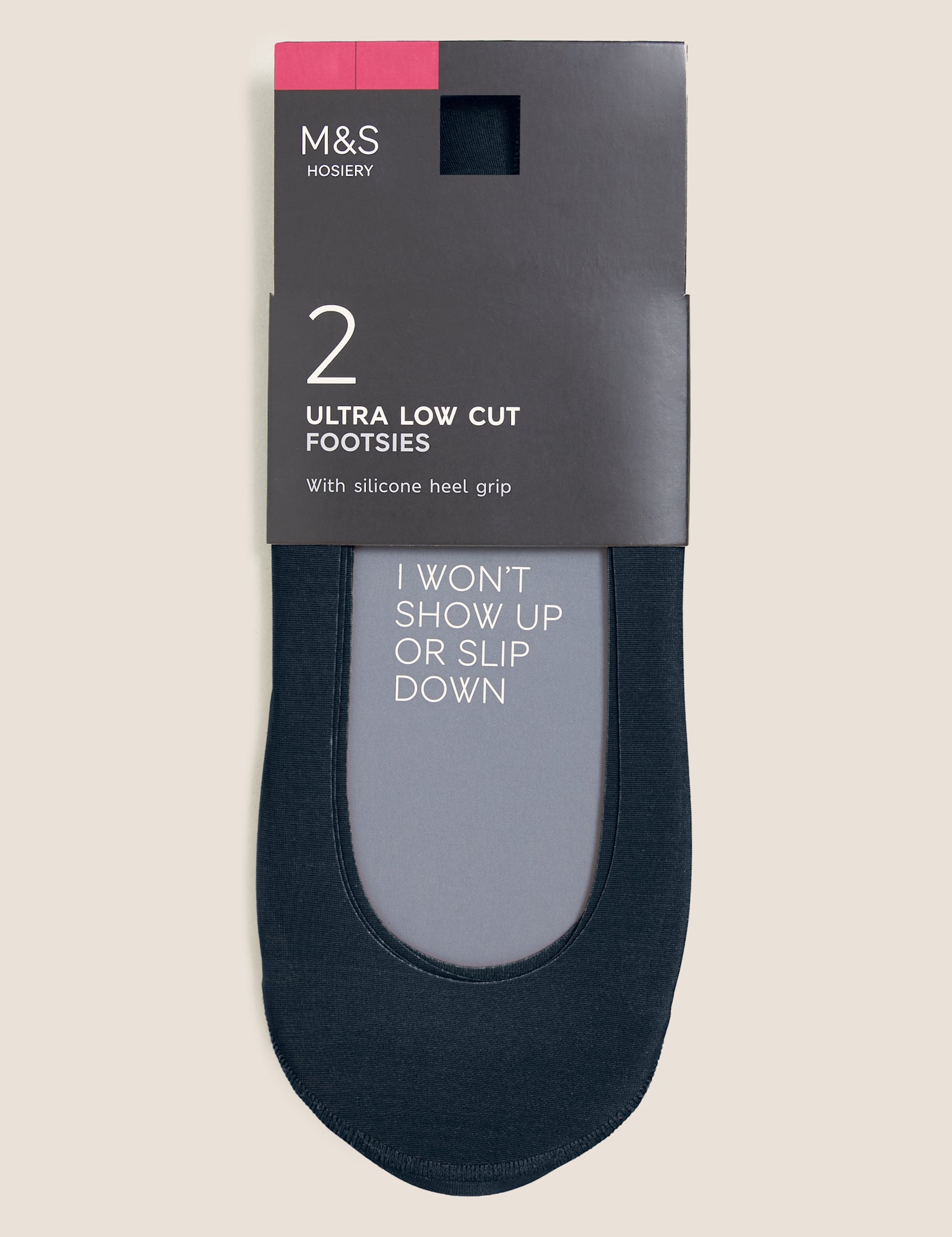 2pk Ultra Low Cut Footsies