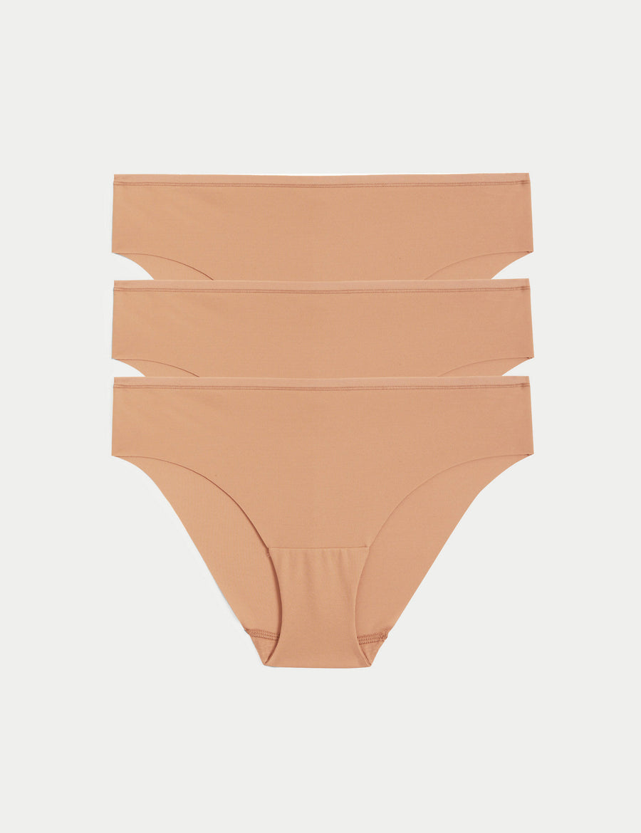 3pk No VPL Flexifit™ Brazilian Knickers