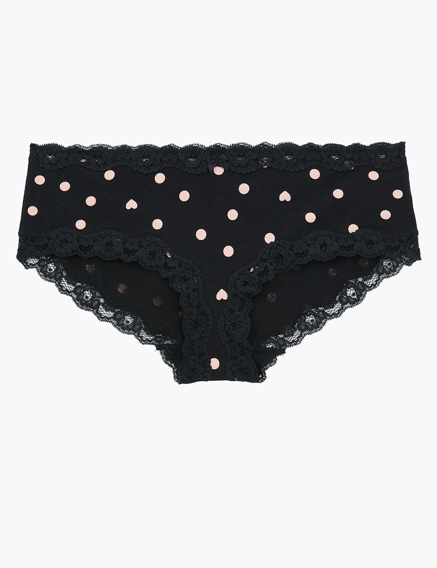 Cotton Low Rise Shorts