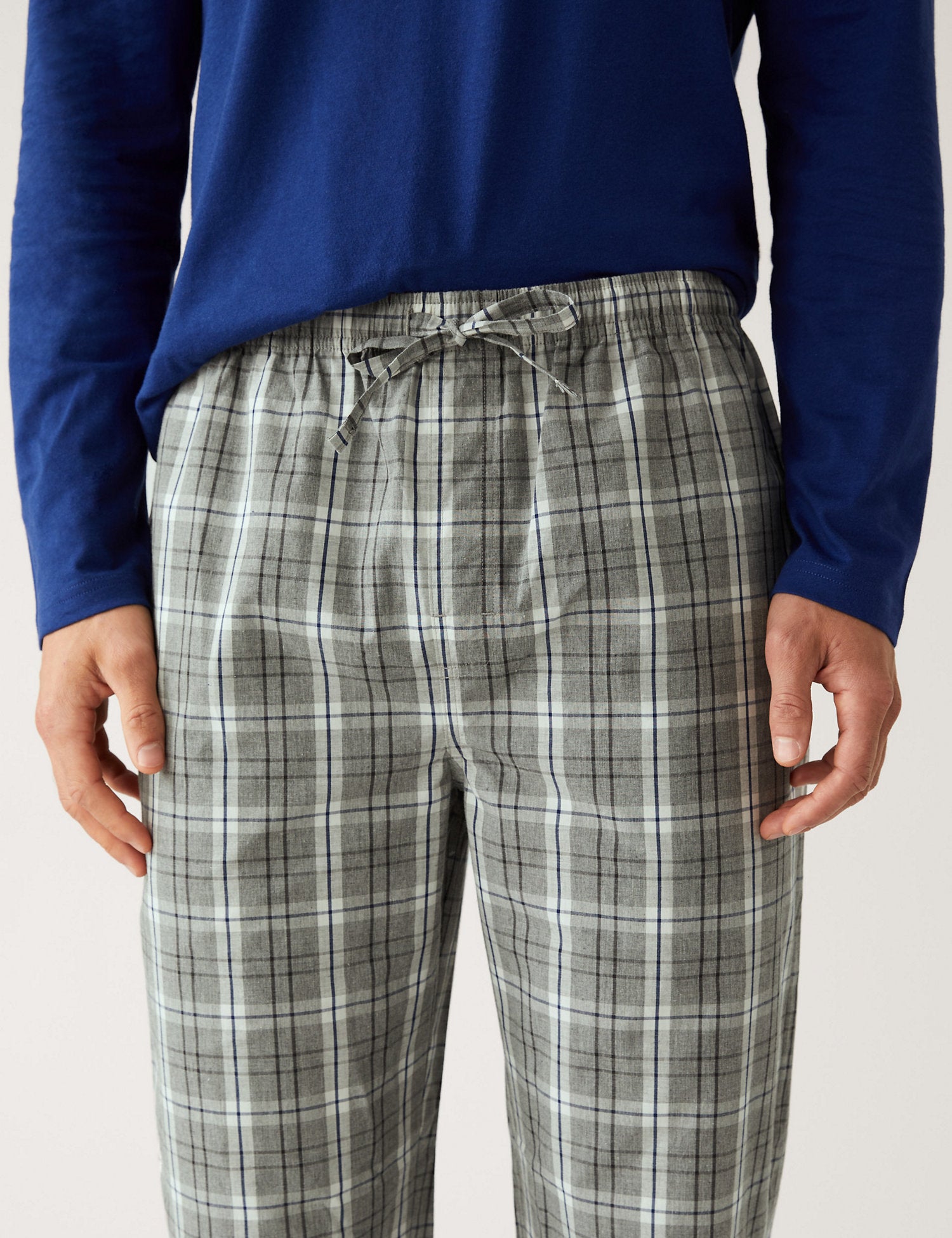 Pure Cotton Checked Pyjama Set