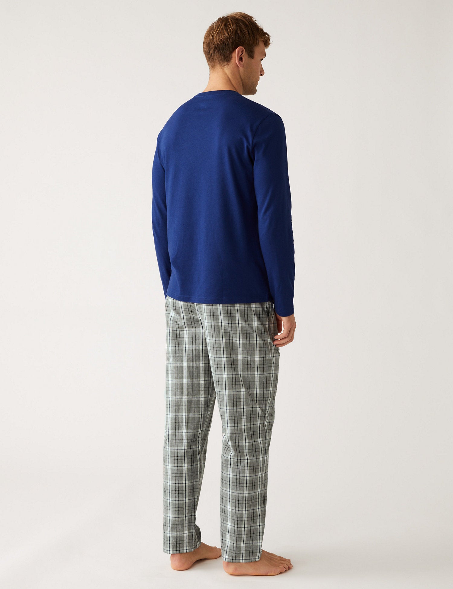 Pure Cotton Checked Pyjama Set
