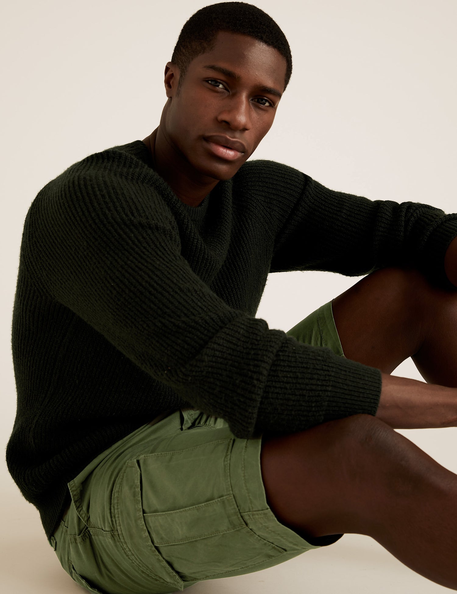 Pure Cotton Cargo Shorts