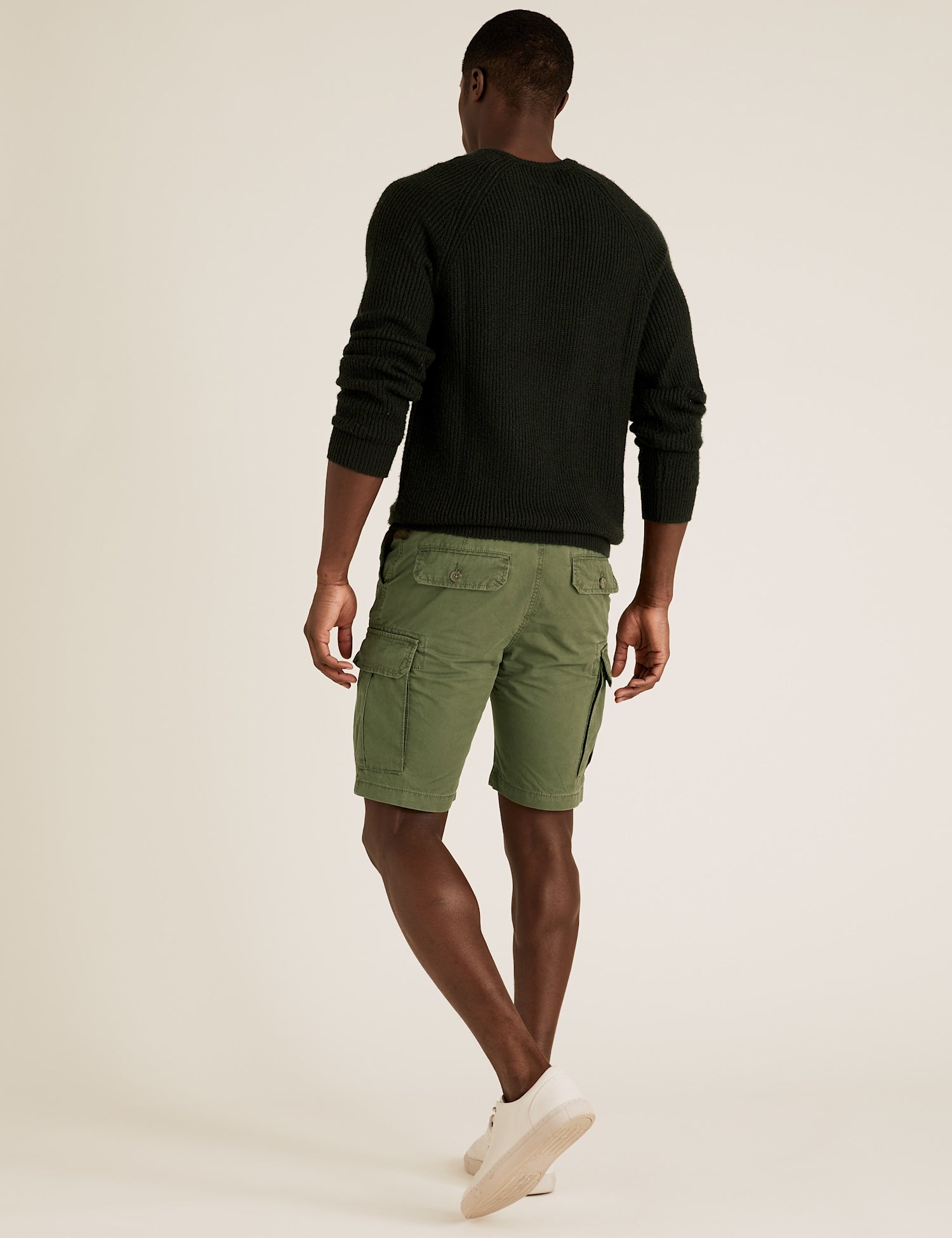 Pure Cotton Cargo Shorts