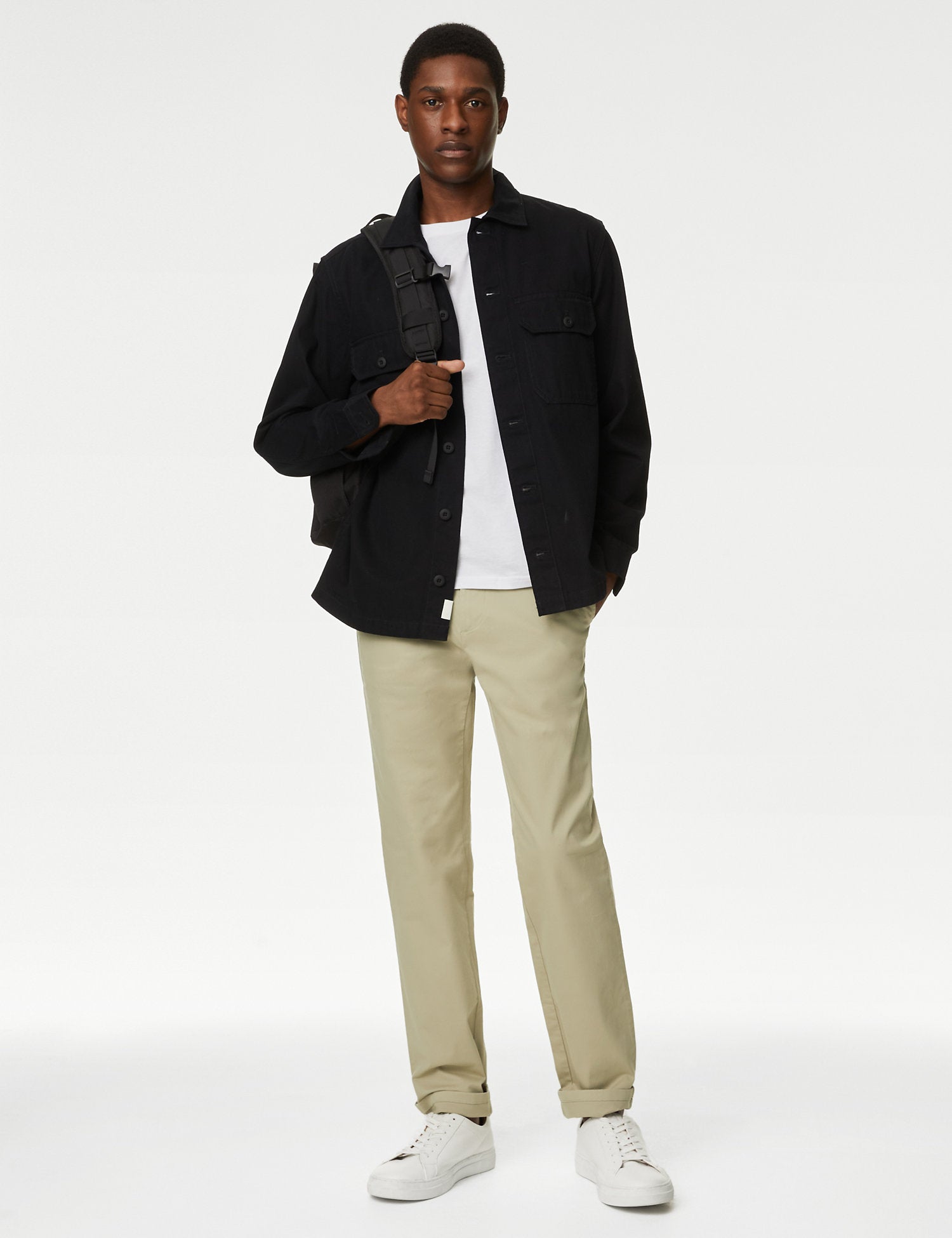 Regular Fit Stretch Chinos