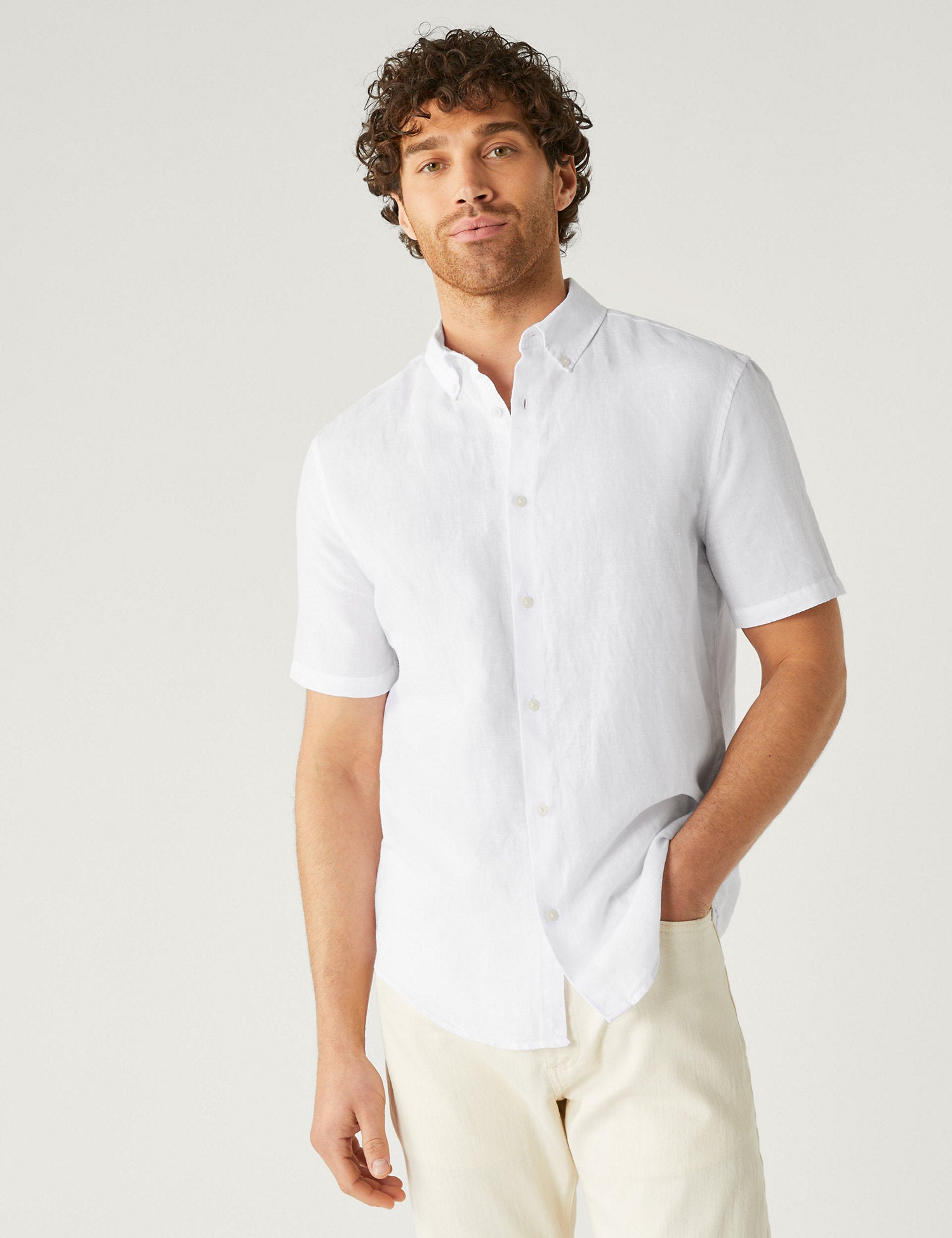Easy Iron Linen Rich Shirt