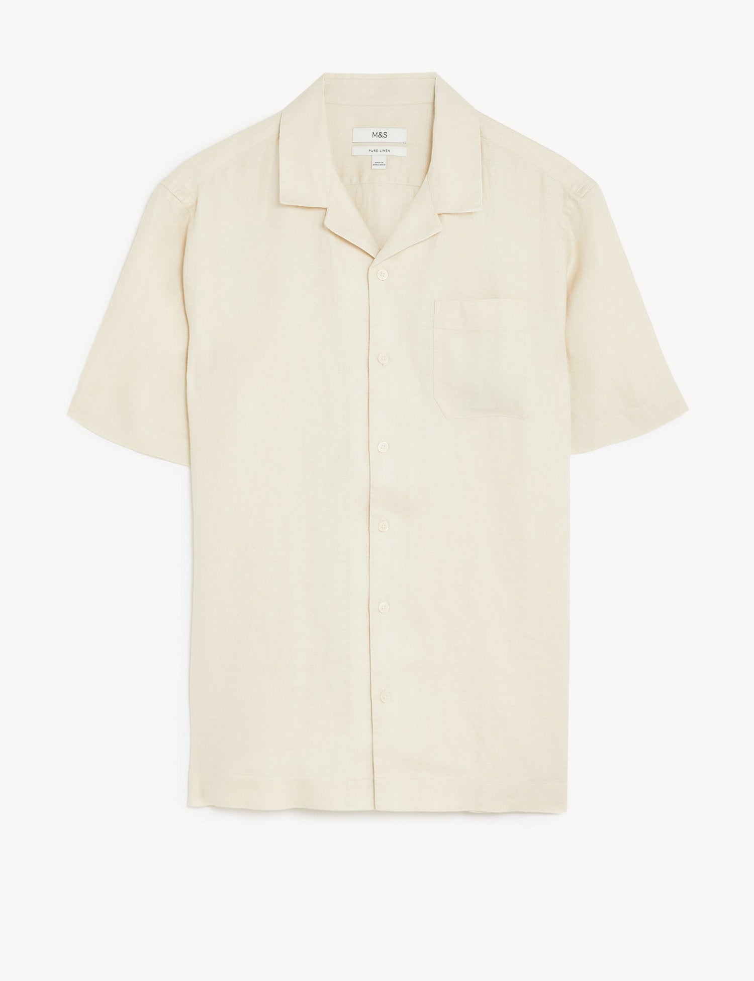 Pure Linen Revere shirt
