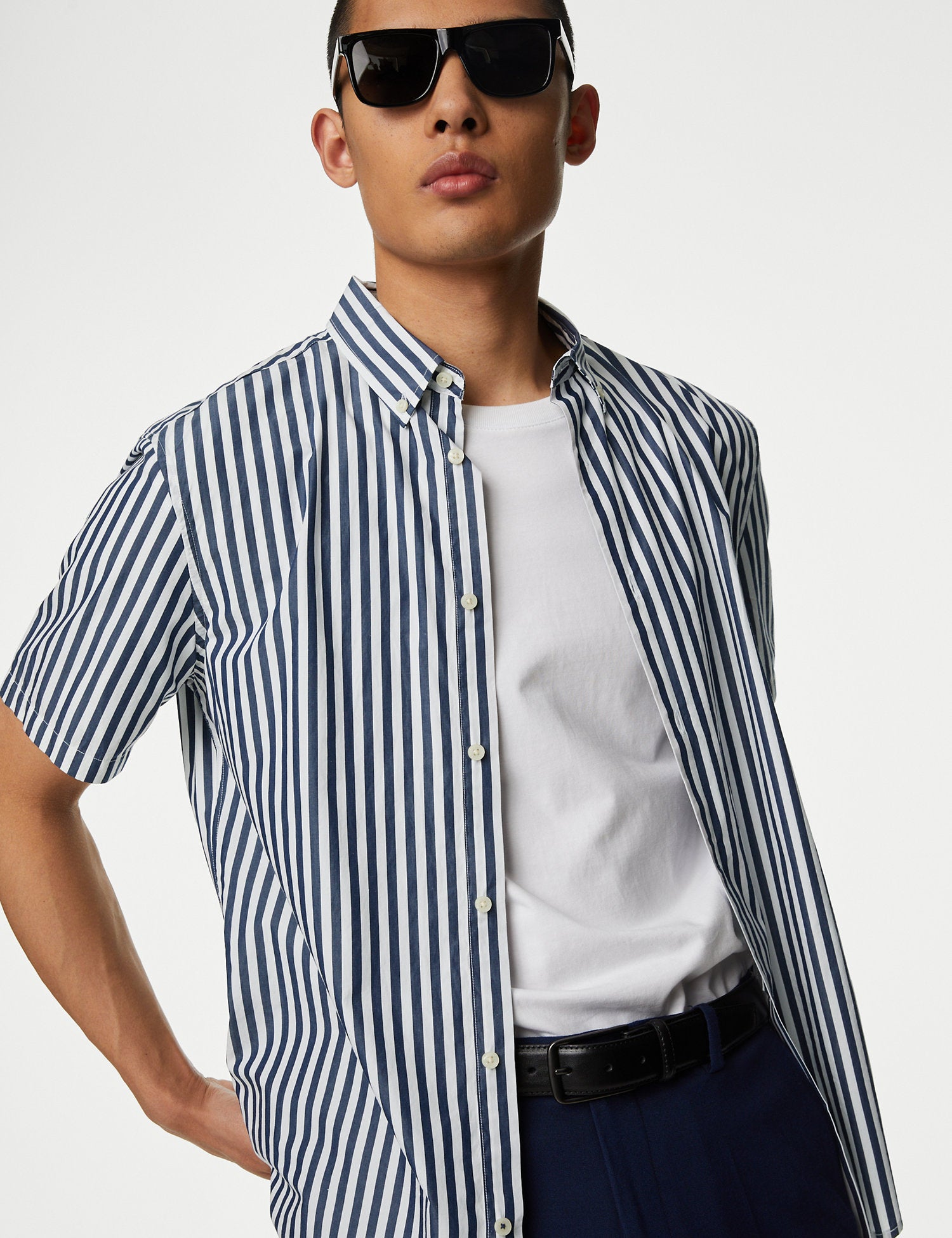Pure Cotton Striped Shirt