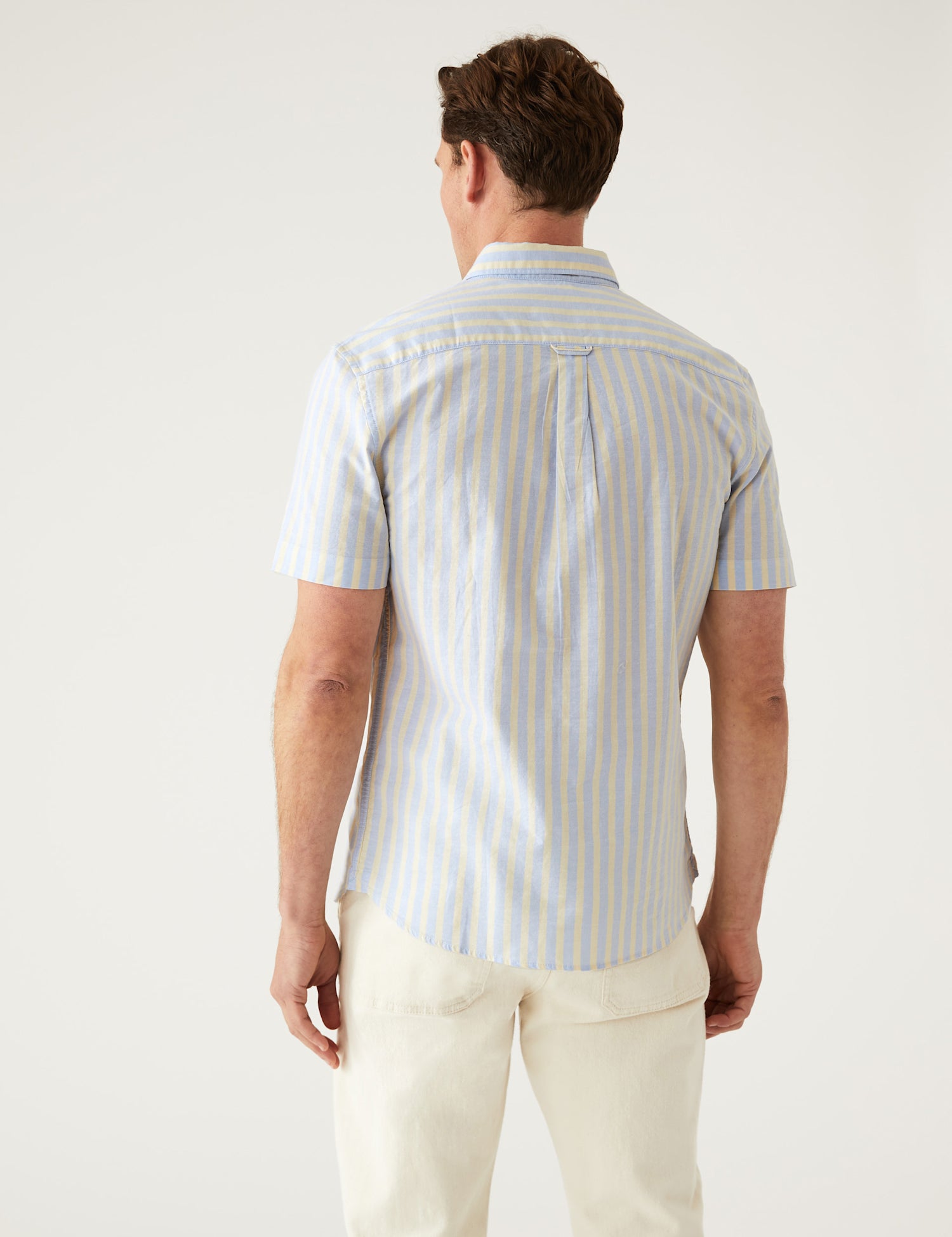 Pure Cotton Striped Oxford Shirt