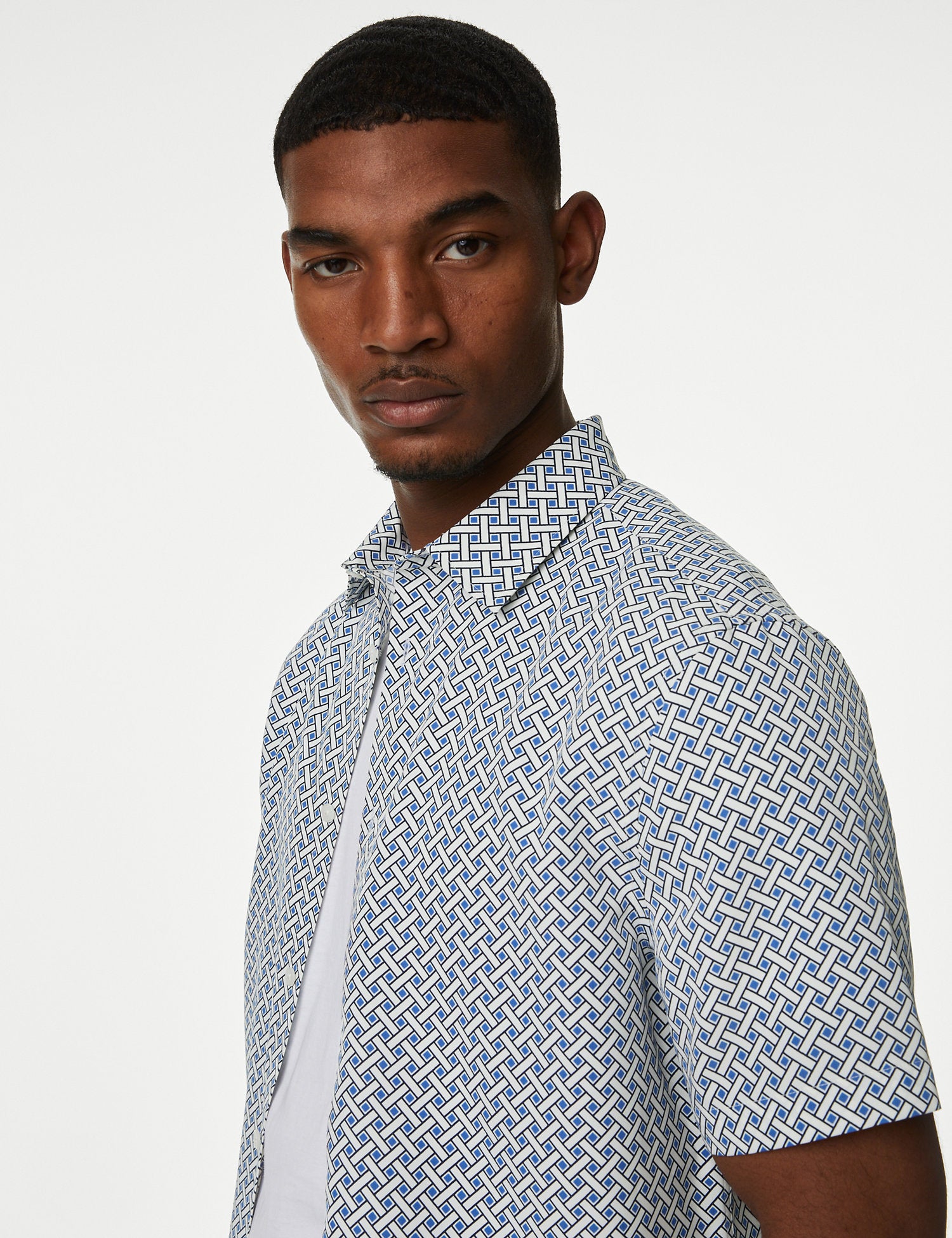 Geometric Print Shirt