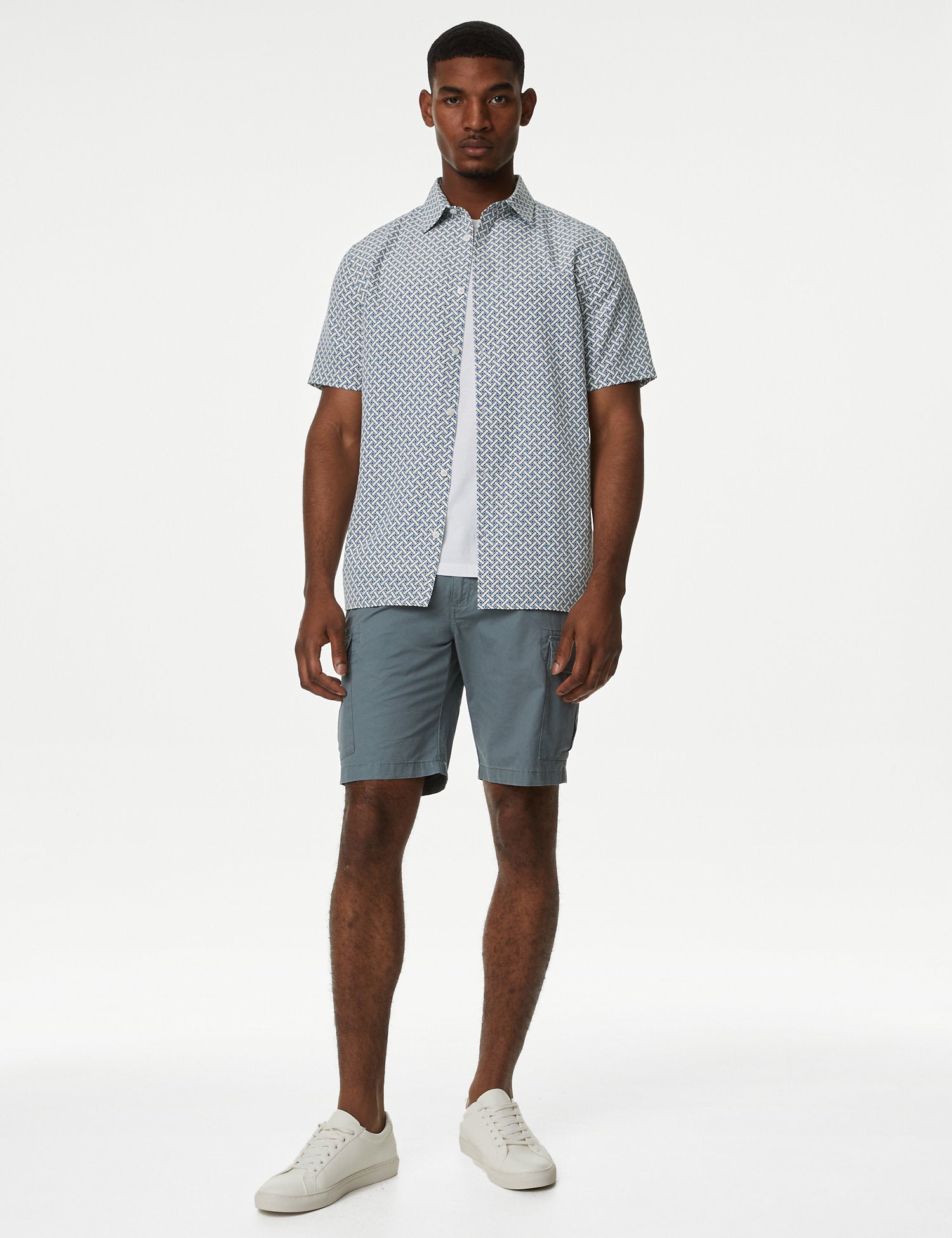 Geometric Print Shirt