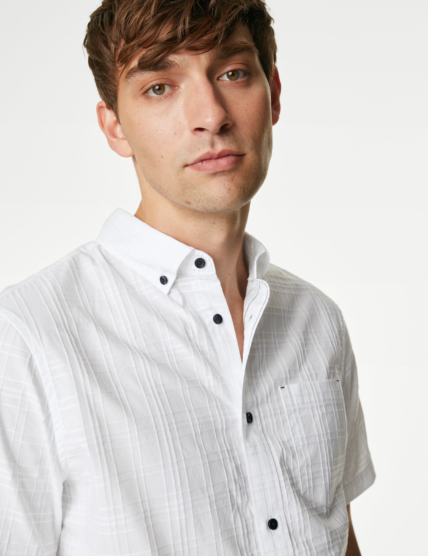 Pure Cotton Check Shirt