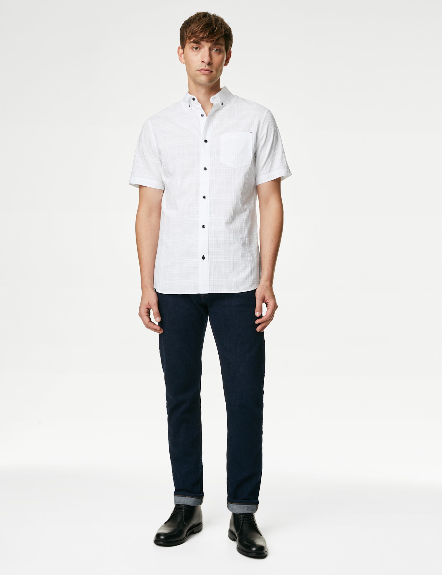 Pure Cotton Check Shirt