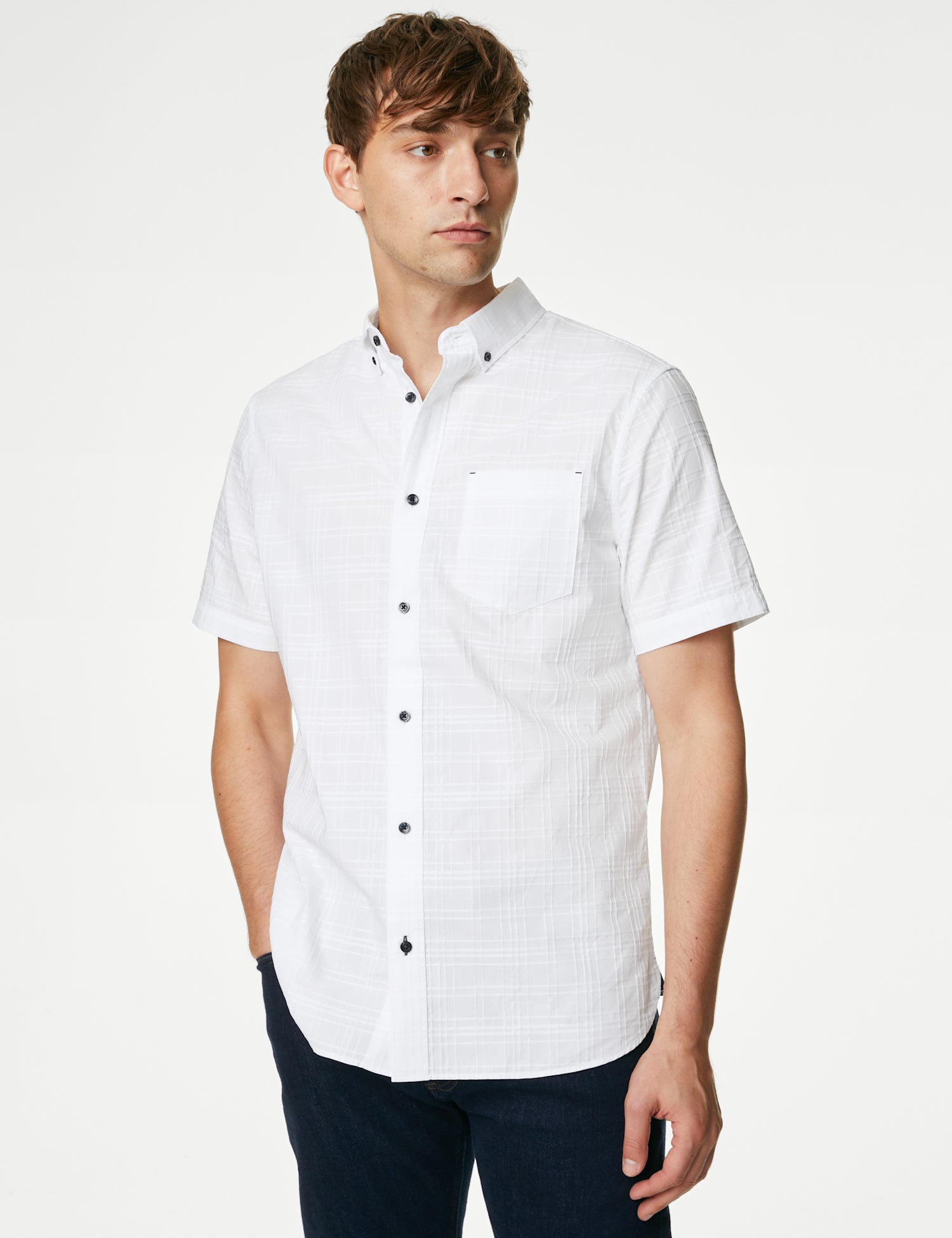 Pure Cotton Check Shirt