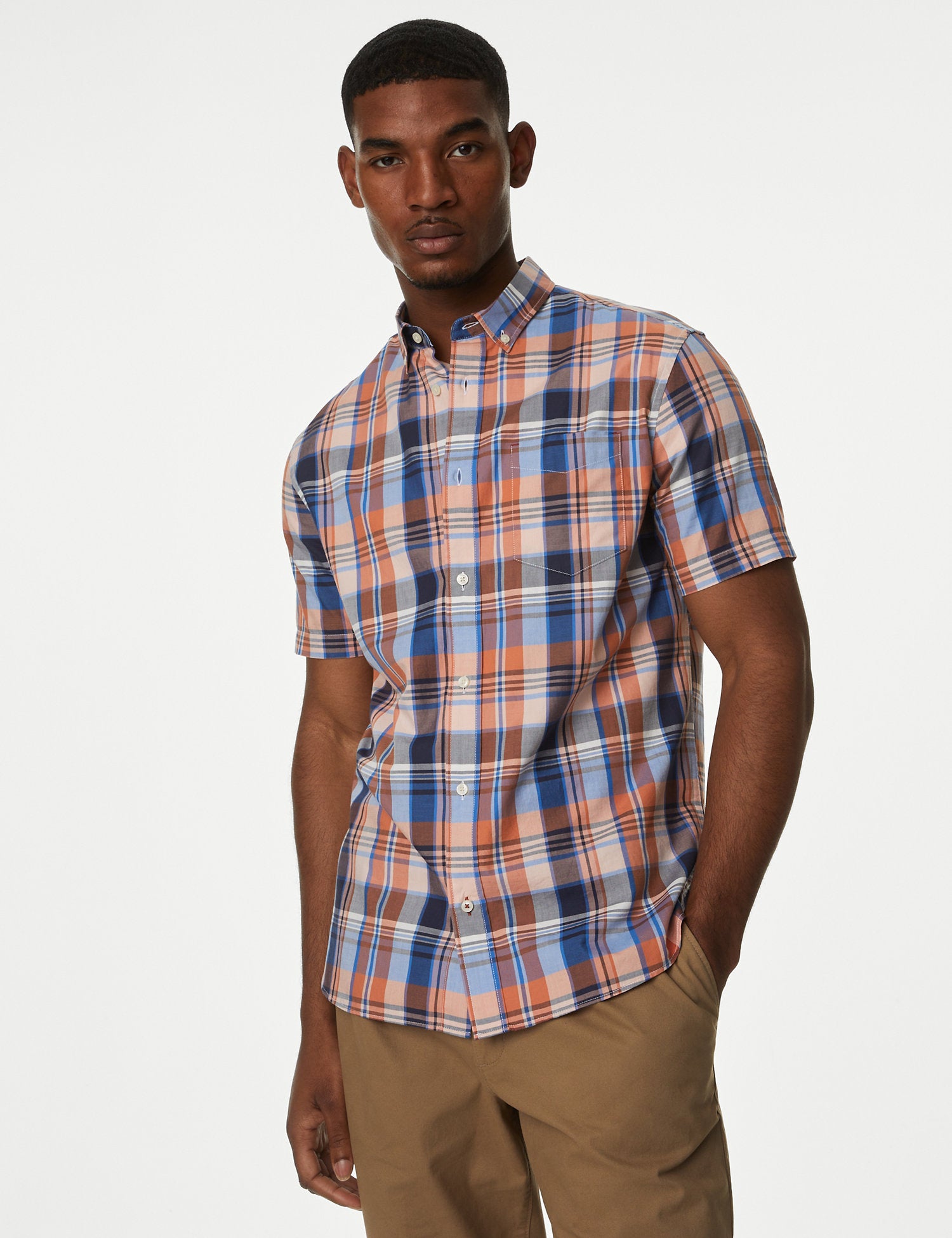 Pure Cotton Check Shirt