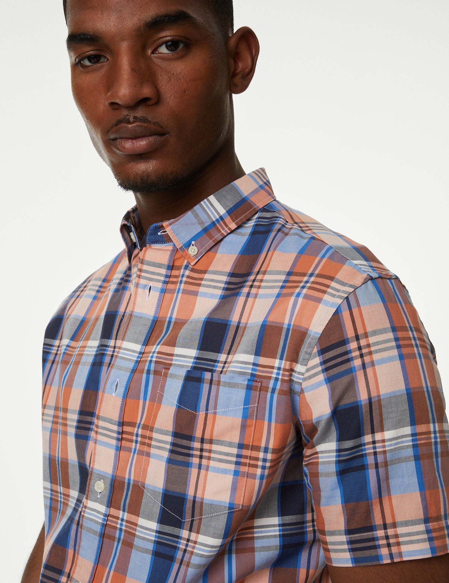 Pure Cotton Check Shirt