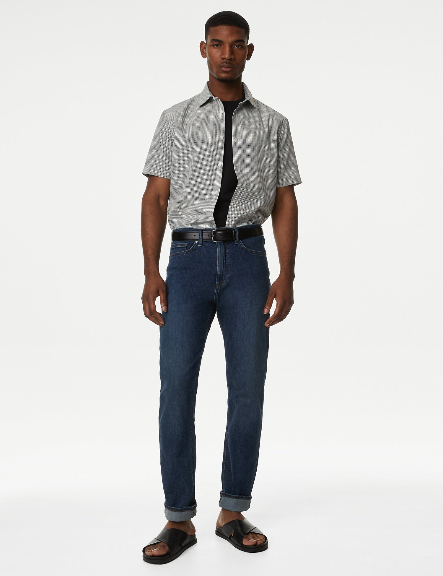 Geometric Print Shirt