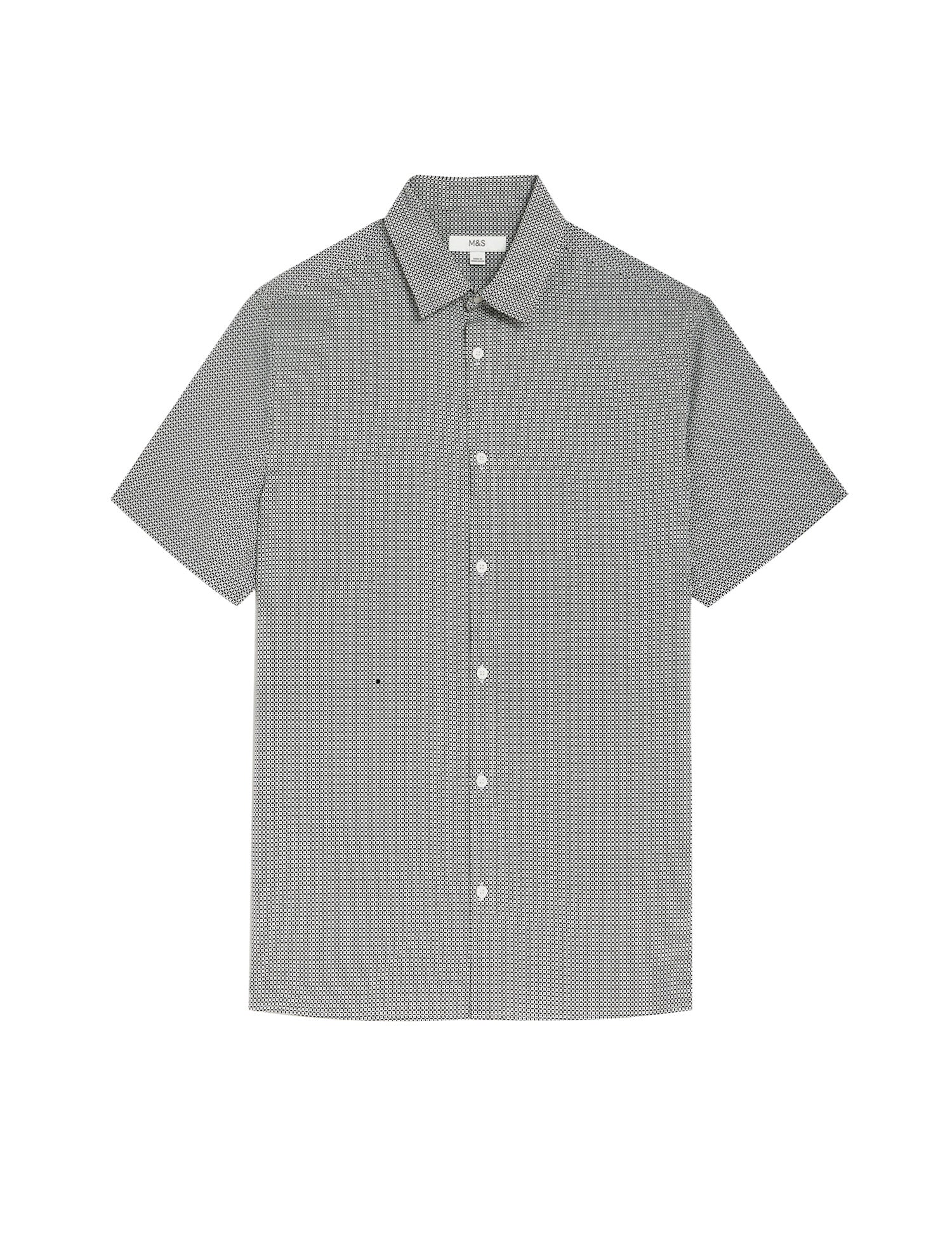 Geometric Print Shirt