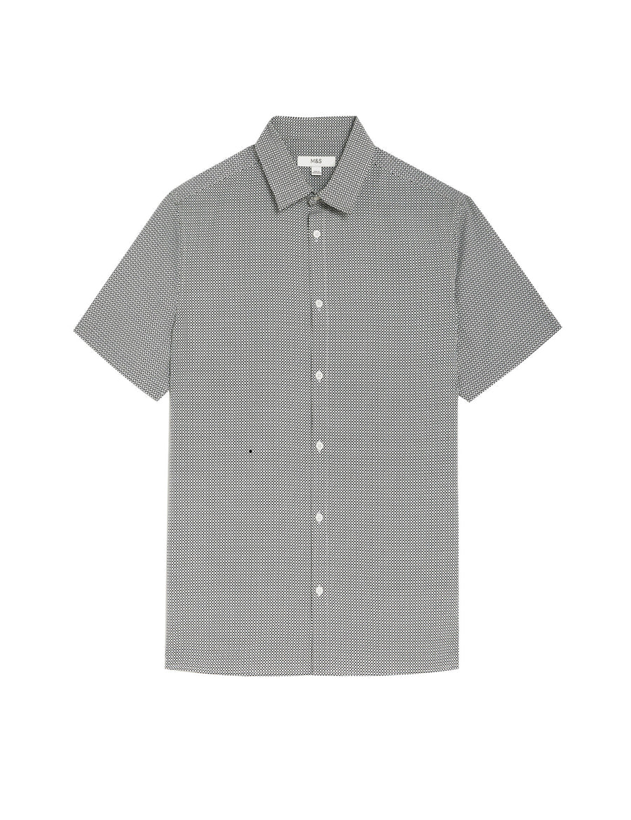 Geometric Print Shirt