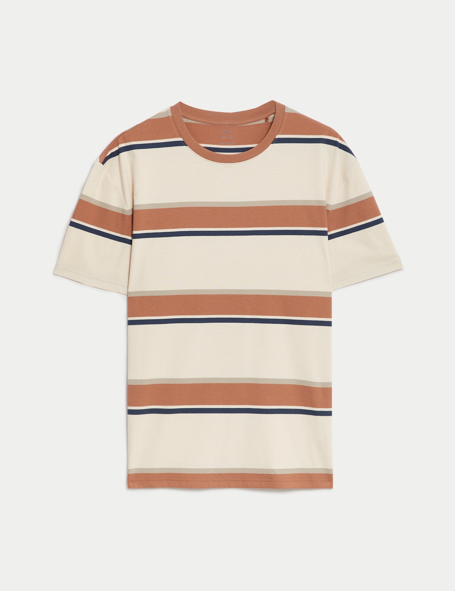 Pure Cotton Striped T-Shirt