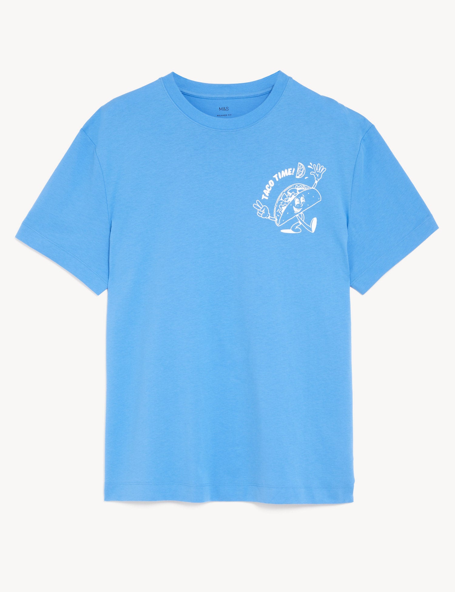 Pure Cotton Taco Time Graphic T-Shirt