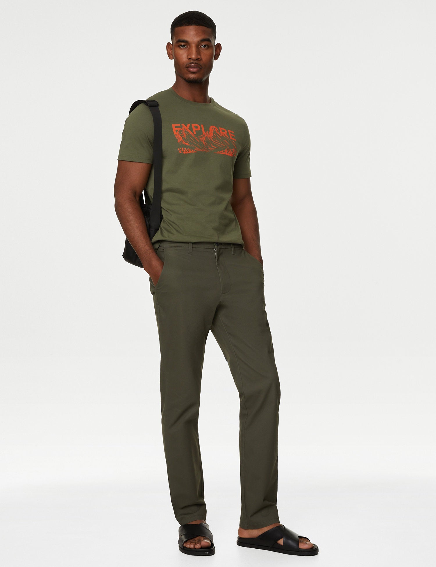 Pure Cotton Explore Graphic T-Shirt