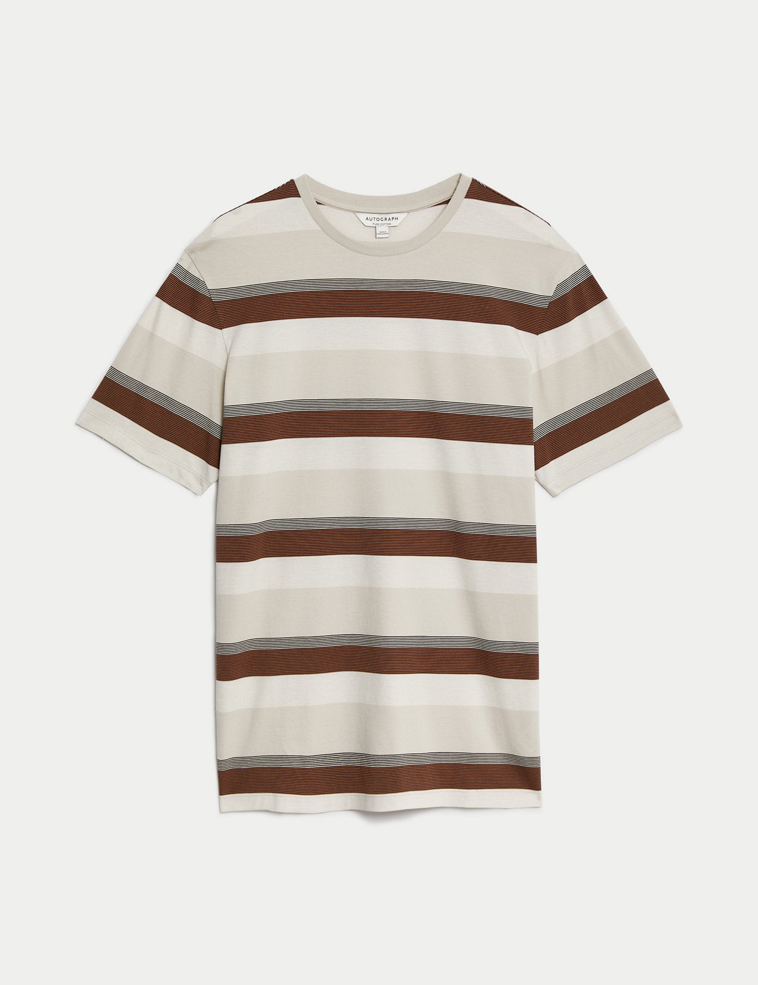 Pure Cotton Striped T-Shirt