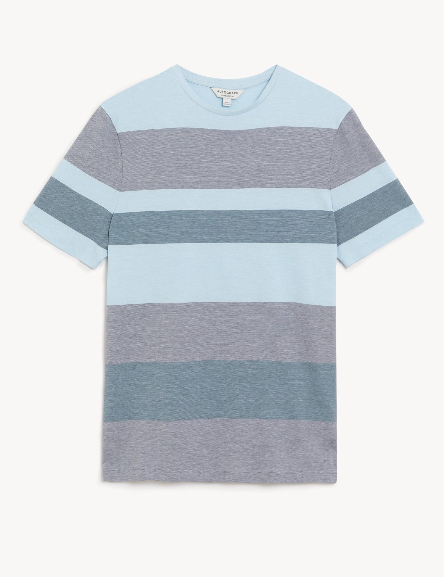 Pure Cotton Striped T-Shirt