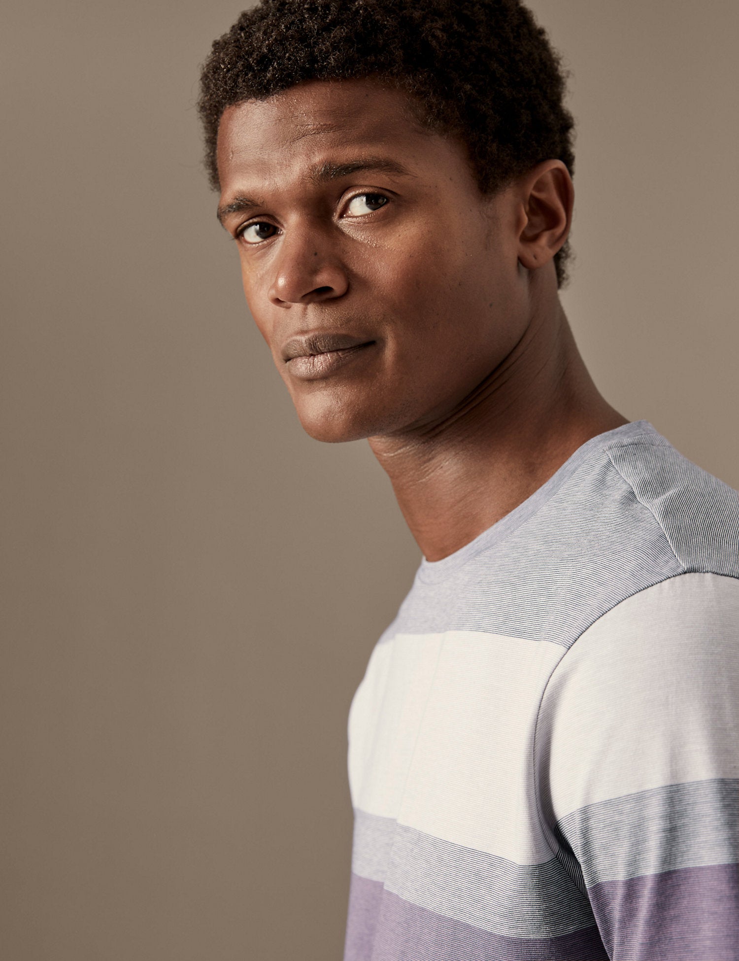 Pure Cotton Striped T-Shirt