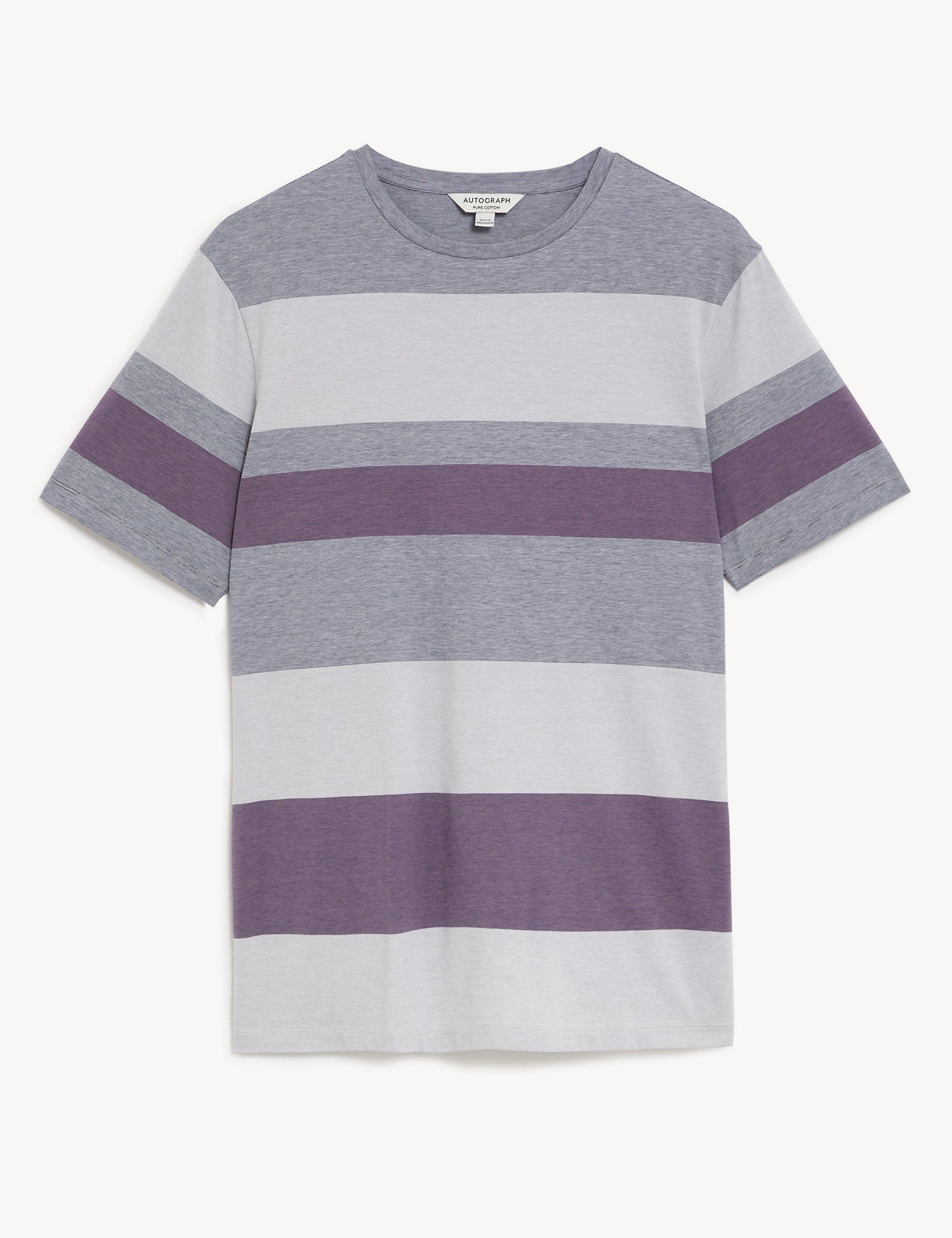 Pure Cotton Striped T-Shirt