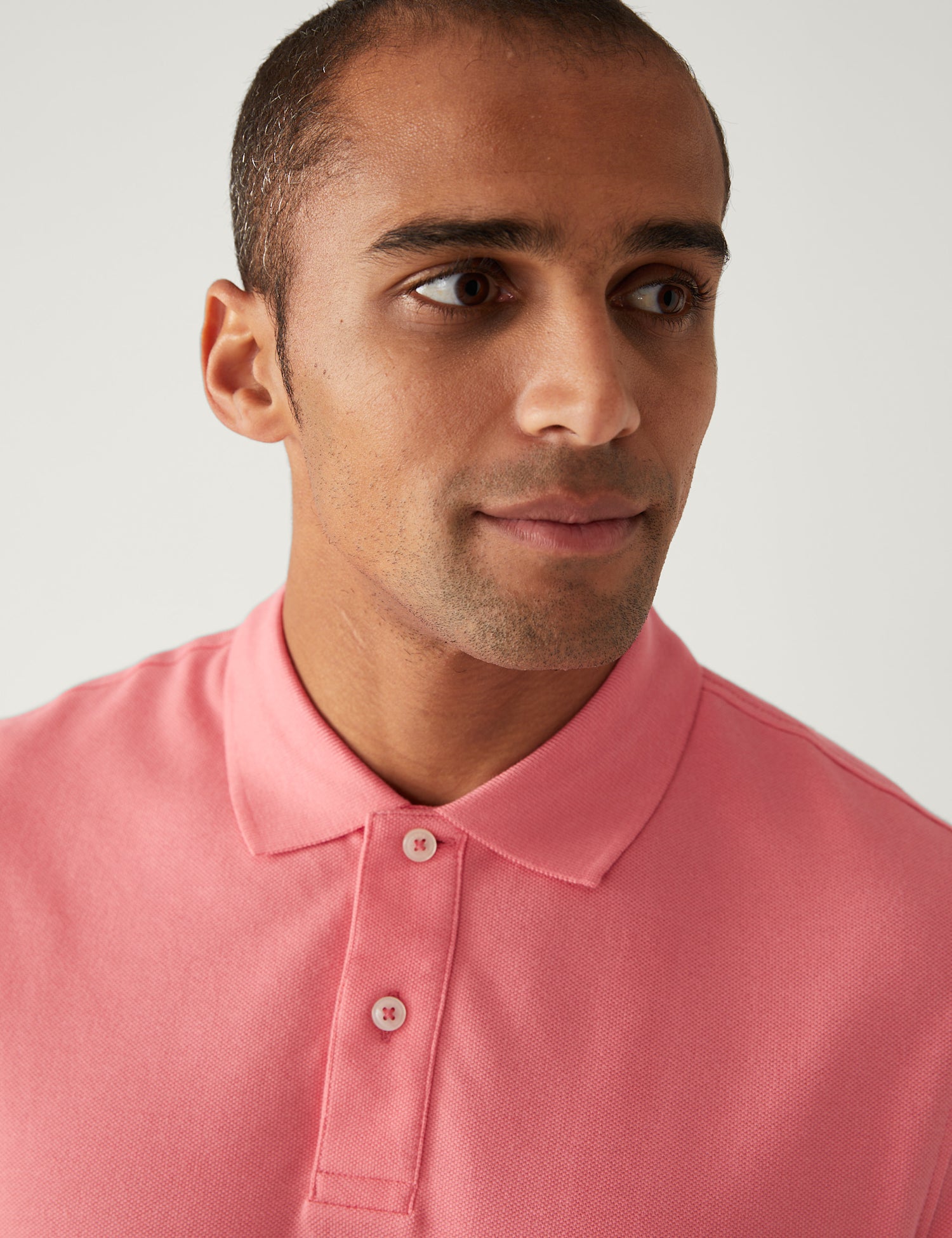 Pure Cotton Pique Polo Shirt