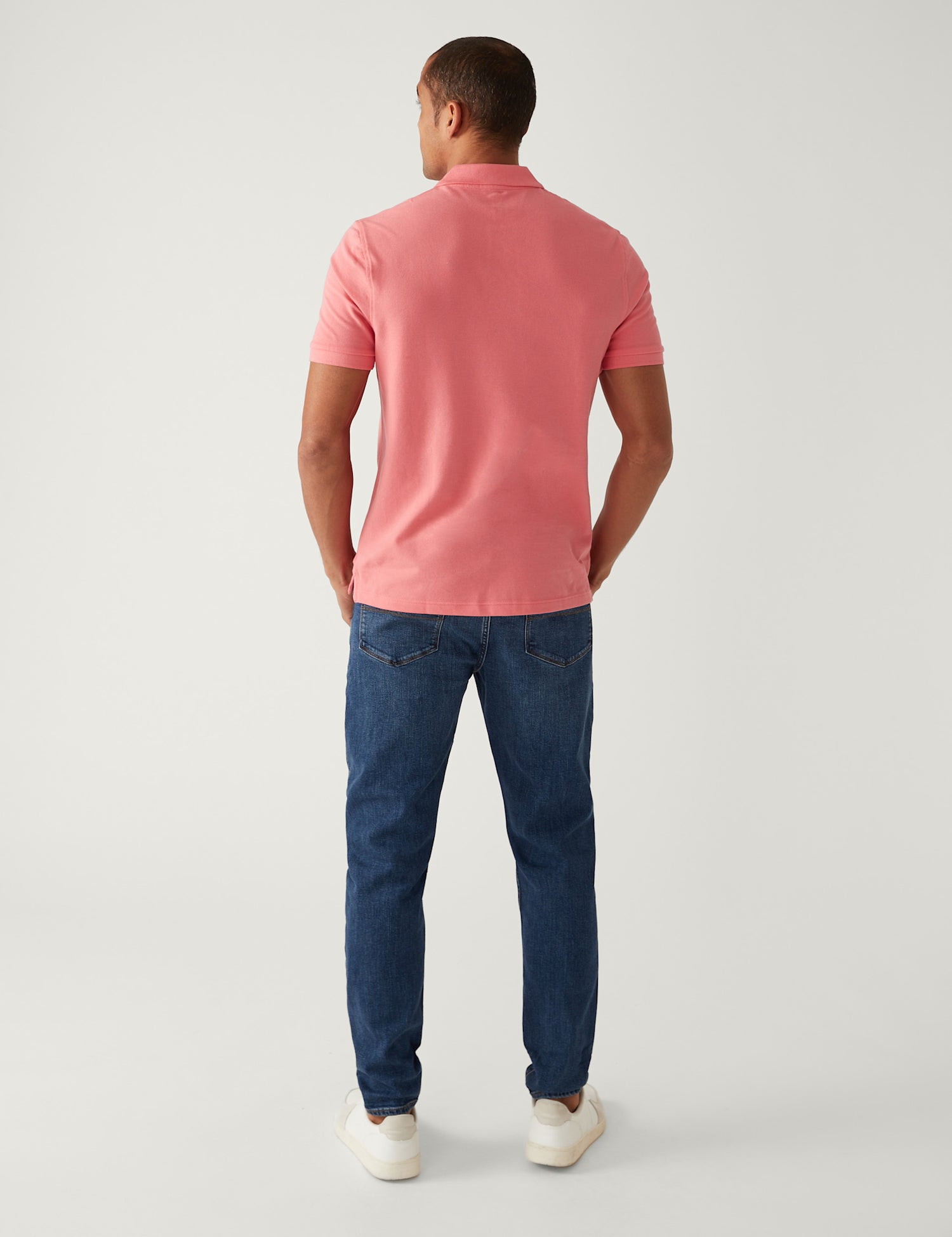 Pure Cotton Pique Polo Shirt