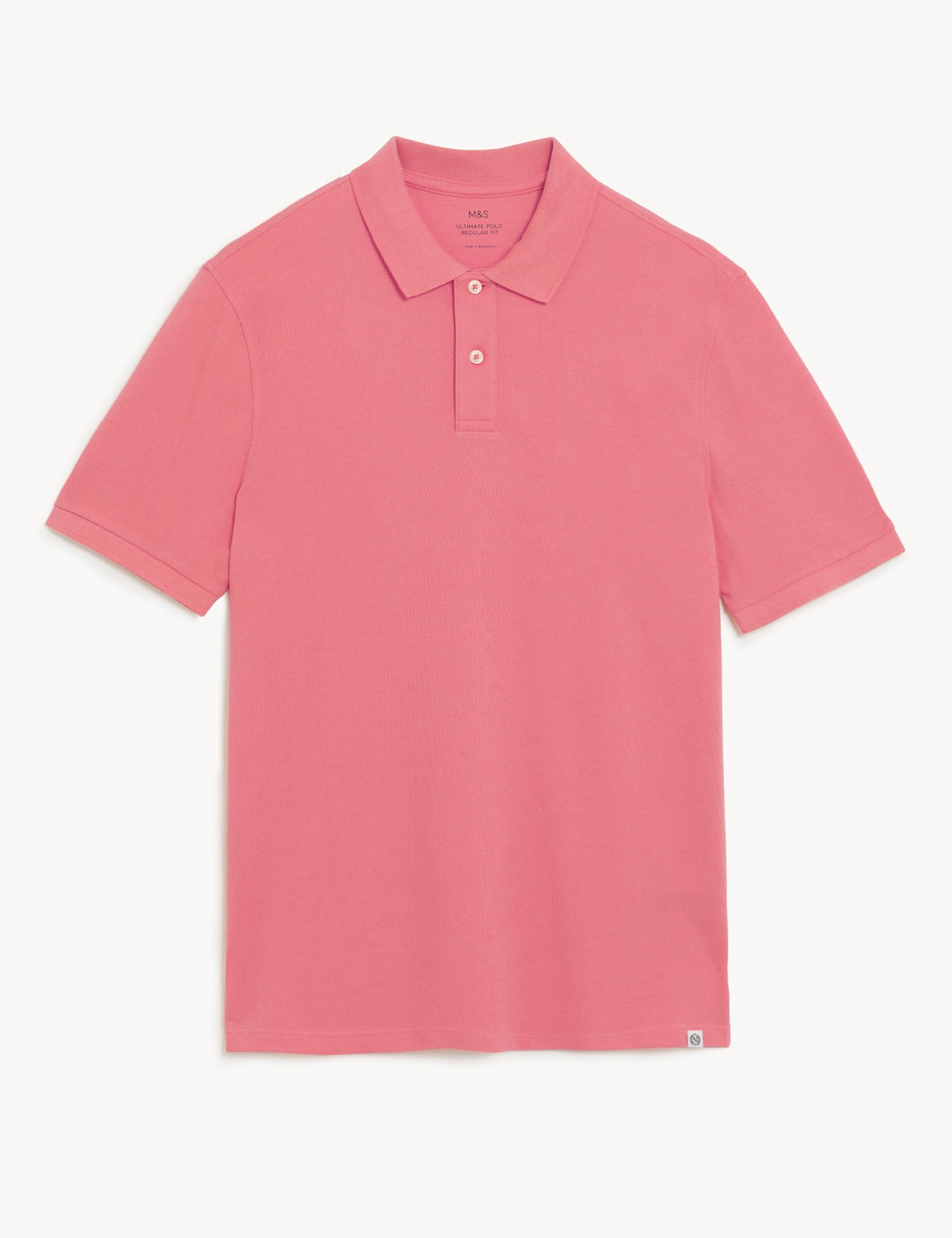Pure Cotton Pique Polo Shirt