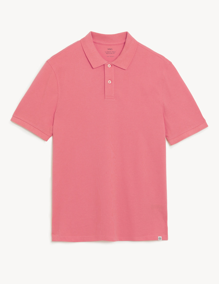 Pure Cotton Pique Polo Shirt