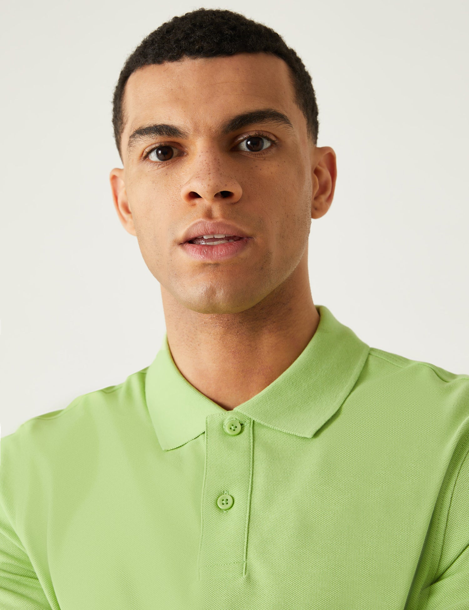 Pure Cotton Pique Polo Shirt